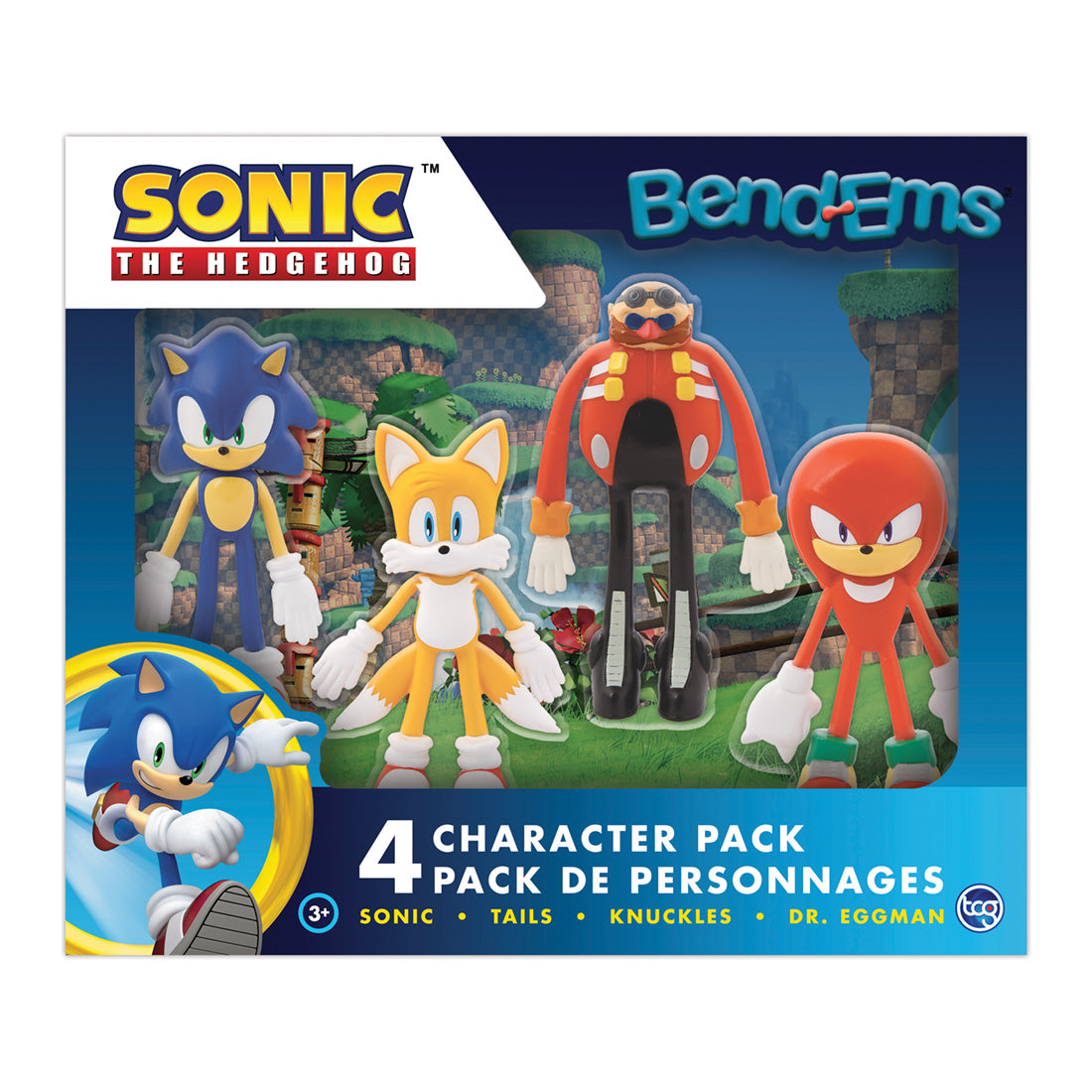 Bendems Sonic the Hedgehog 4 in 1 Pack