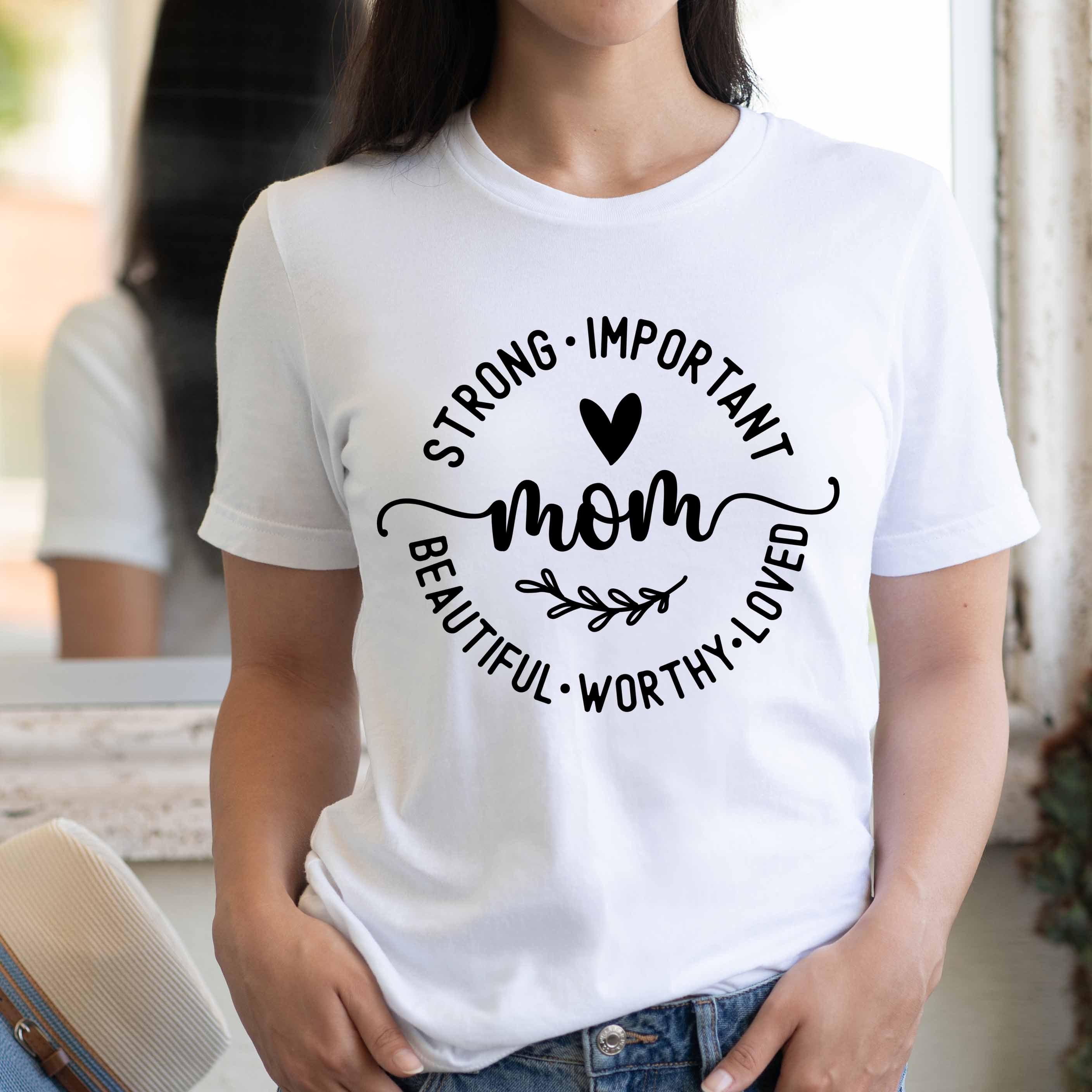 Printed Letter Mother's Day Graphic Tee