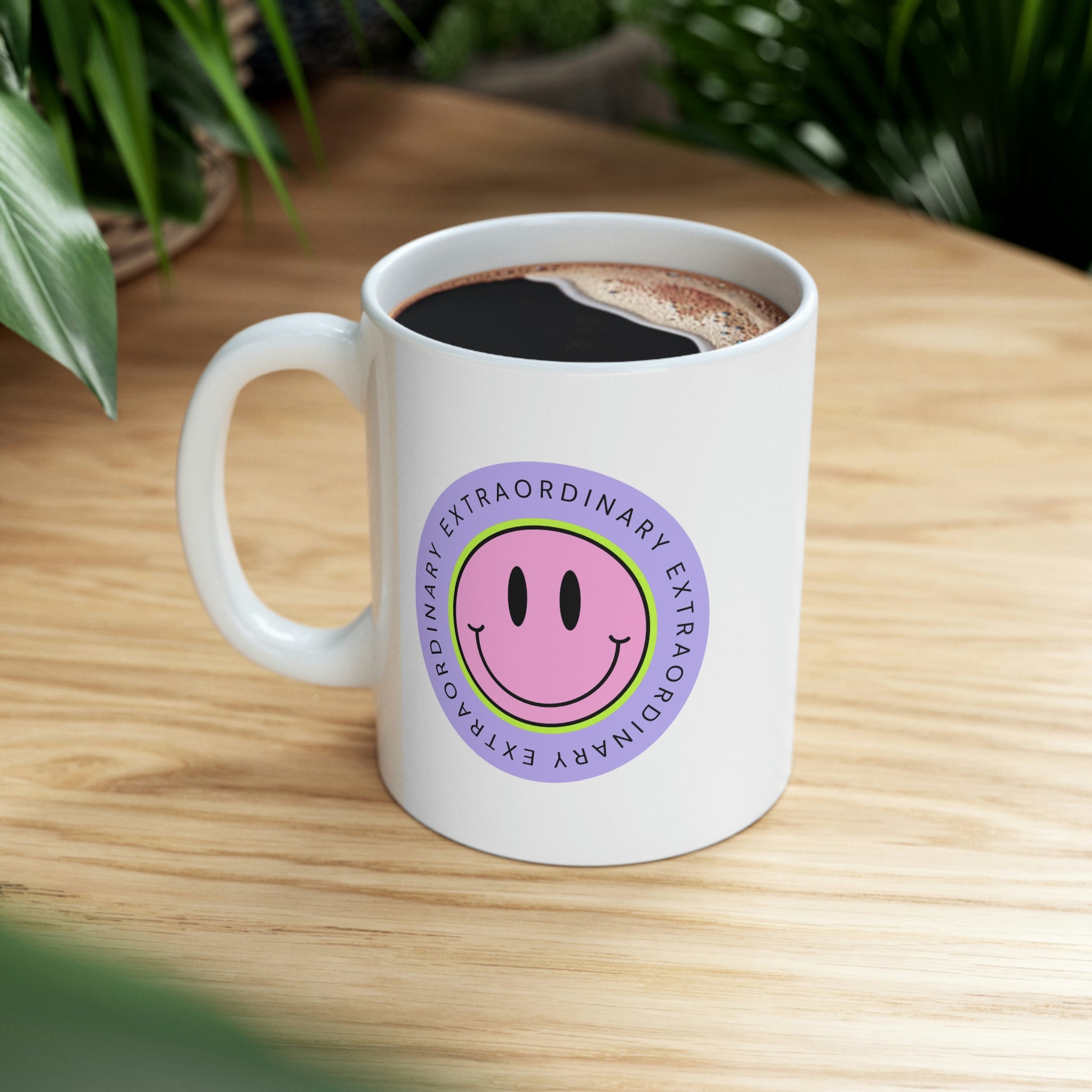 Extraordinary Happy Face Coffee Tea Mug