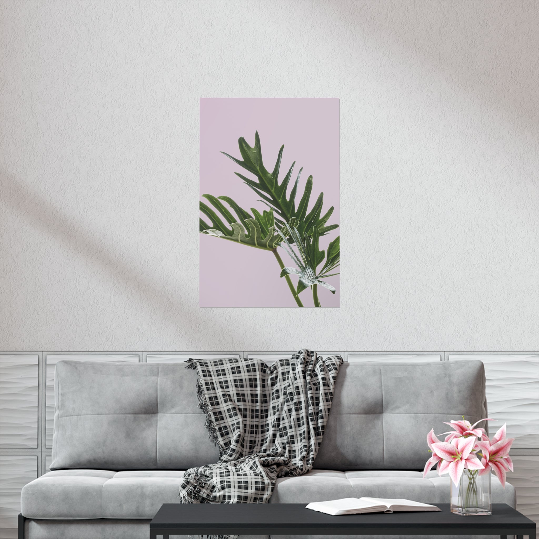 Philodendron Pink Poster