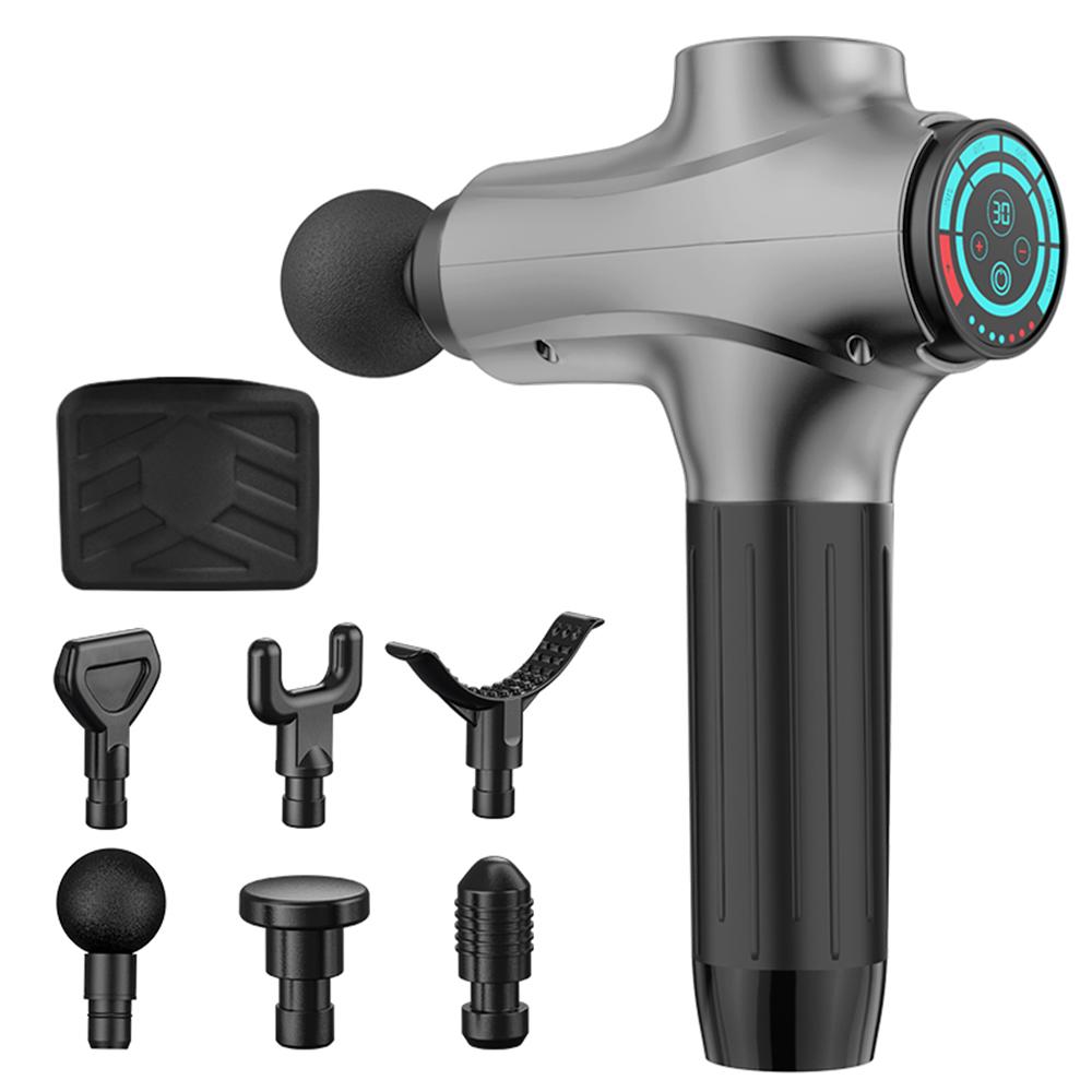 Massage Gun 30 Speed Tissue Powerful Percussion Massager With 6 Heads