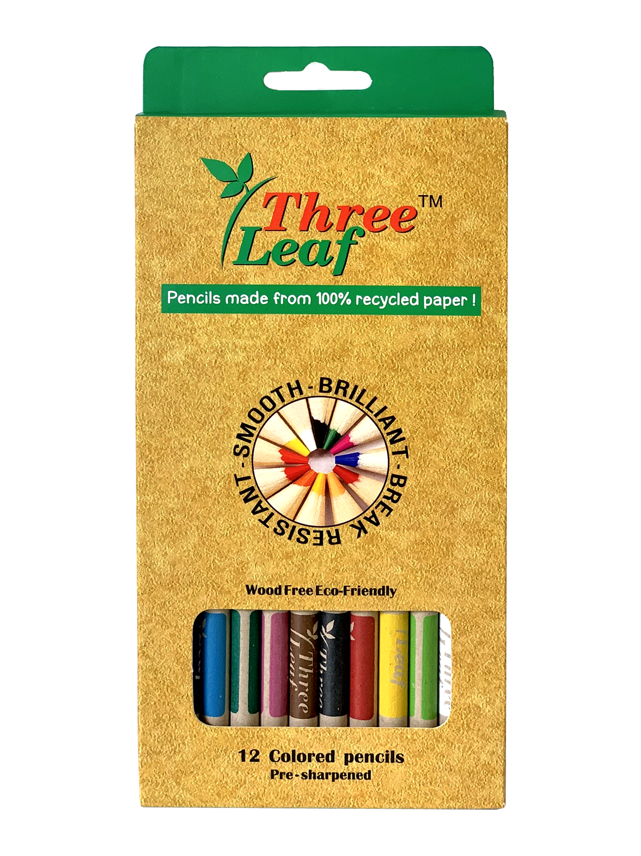 Recycled Paper Pencils (Pack of 12)