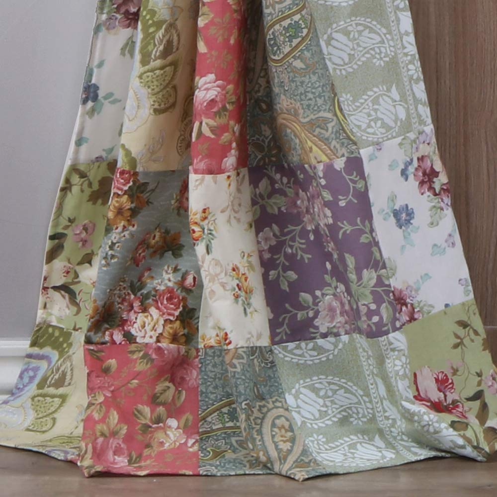Greenland Home Blooming Prairie Patchwork Panel Pair 42 x 84