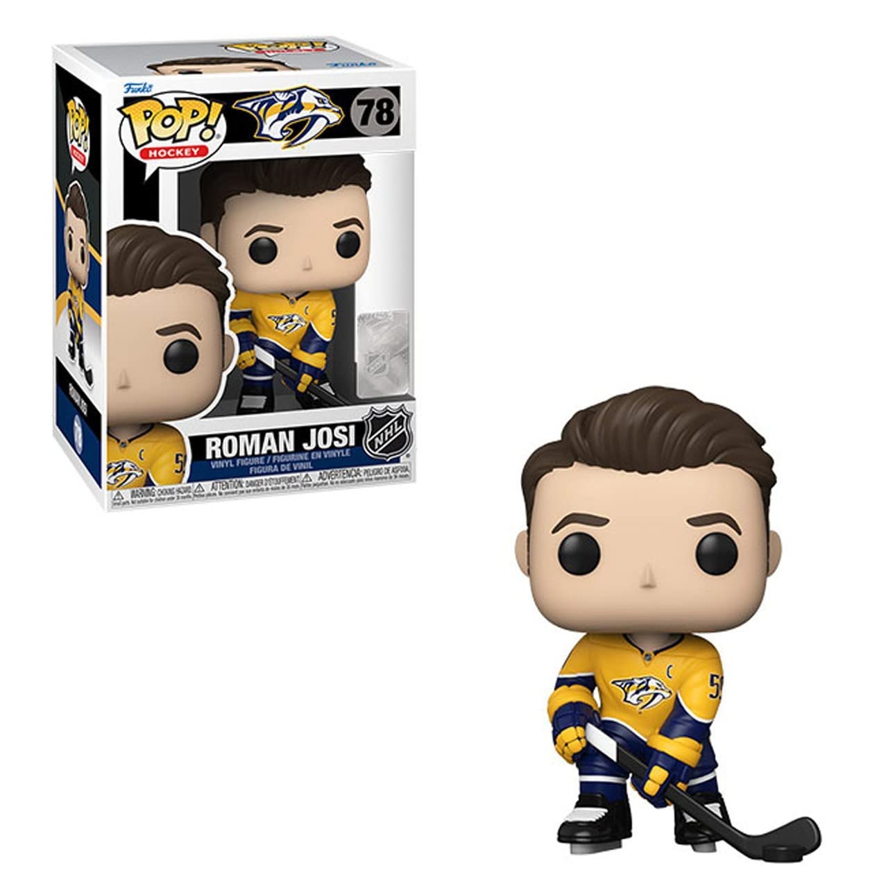 Funko POP NHL: Predators - Roman Josi (Home Uniform),Multicolor