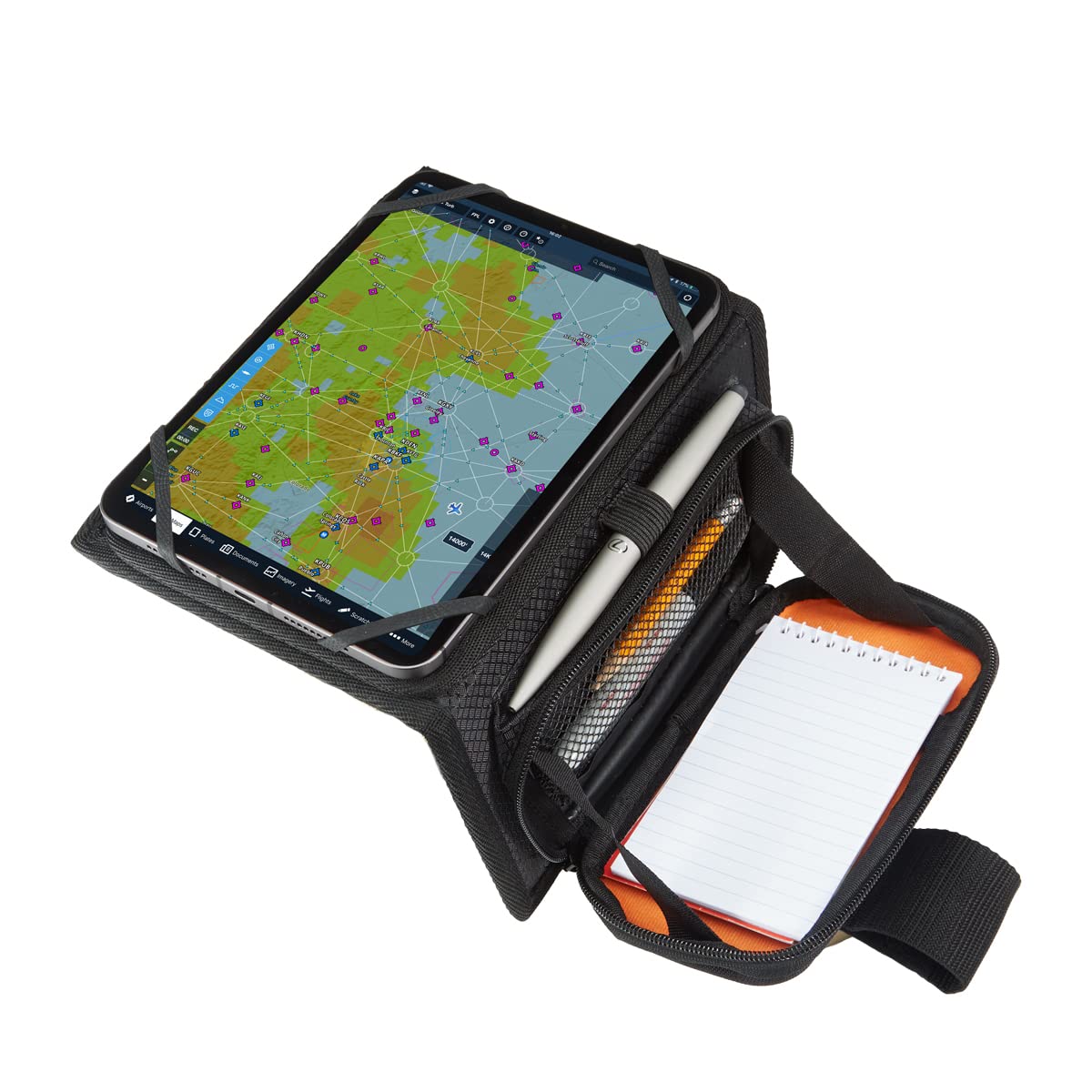 Flight Outfitters Centerline Kneeboard Compatible with iPad mini, iPad Air, iPad Pro for Professional Pilots, General Aviation, Large