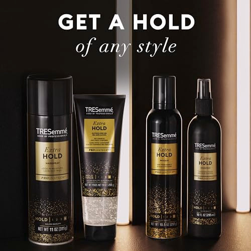 TRESemmé Hair Gel Extra Hold No Crunch 24H Frizz Control Alcohol-Free 5 oz