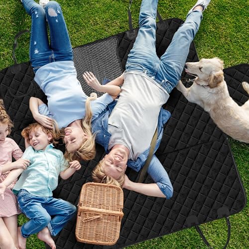 Utopia Home 100% Waterproof Dog Car Seat Cover, Hammock 600D Heavy Duty Non Slip Scratch Proof Durable Back Seat Pet Cover for Cars, Trucks and SUVs (54 W x 58 L Inches, Black)