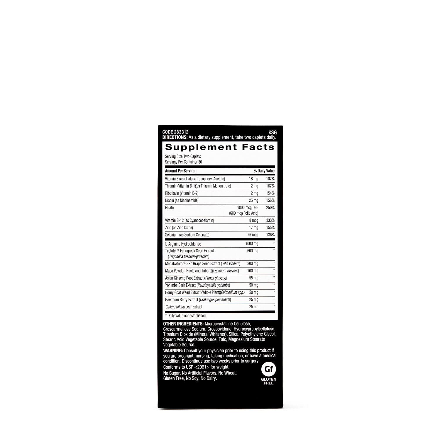 GNC Men's Staminol Ultra, 60 Caplets, Supports Sexual Health and Vitality