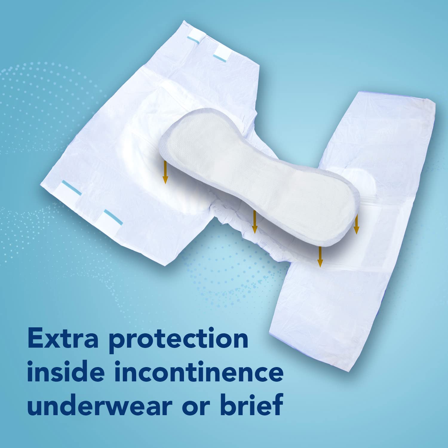 TotalDry Ultimate Boost Ups Overnight Incontinence Pads for Women & Men – FSA HSA Approved Adult Incontinence Pads for Disposable Garments – Contour-Shaped Bladder Control