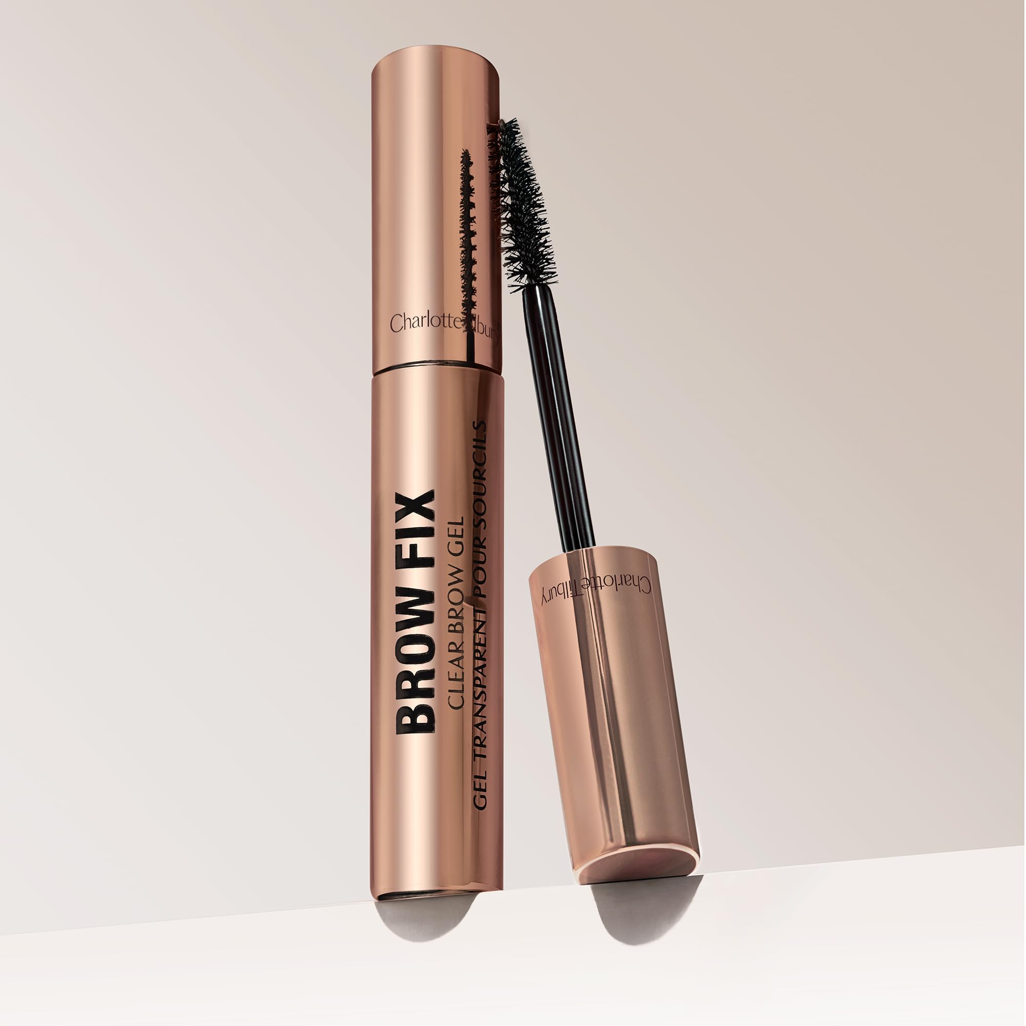 Charlotte Tilbury Brow Fix Clear Eyebrow Gel - 24 Hour Clear Brow Gel to Condition & Set Brows All Day - Non-Stick & Invisible Finish