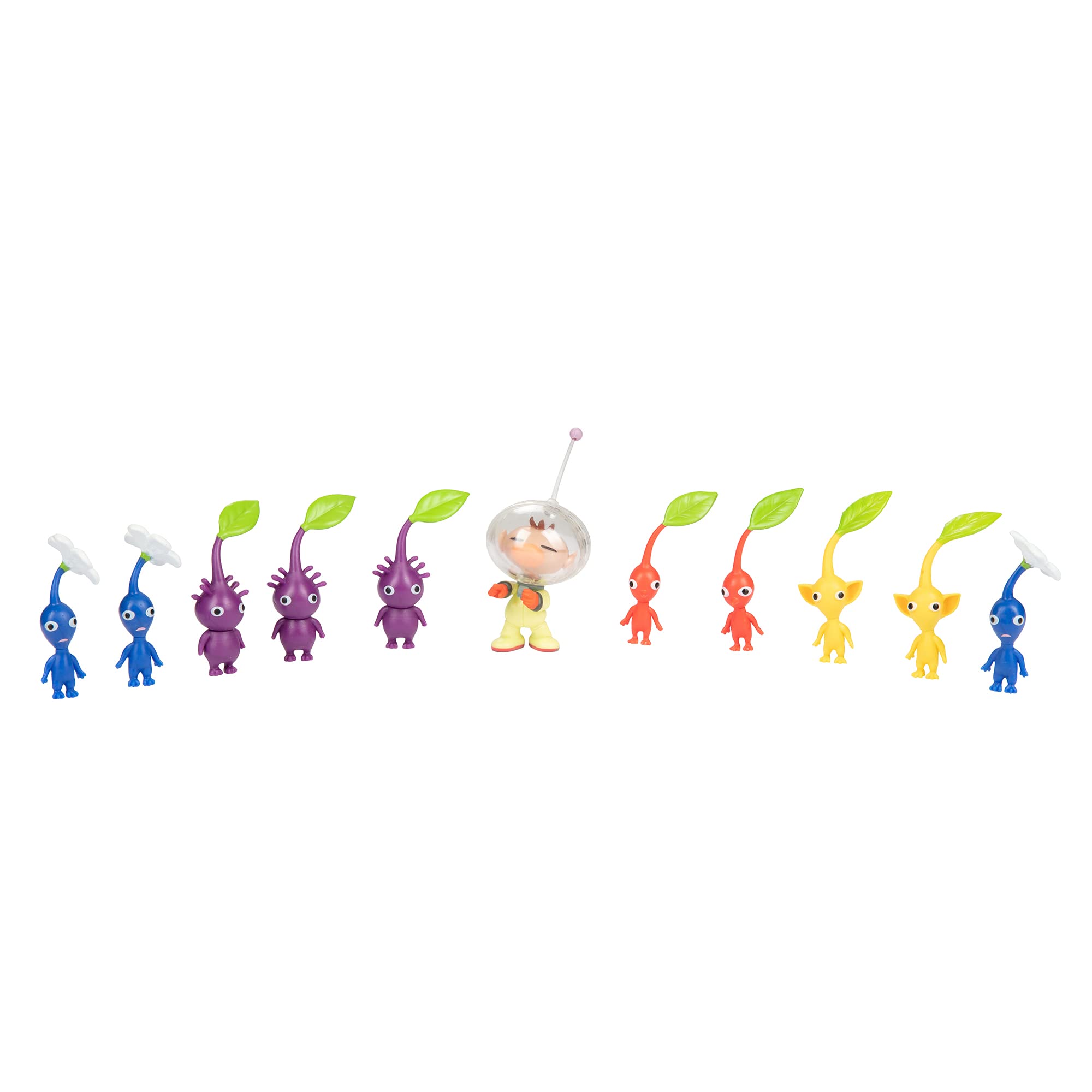 Nintendo Super Mario Captain Olimar & Pikmin Set – Includes 11 Figures