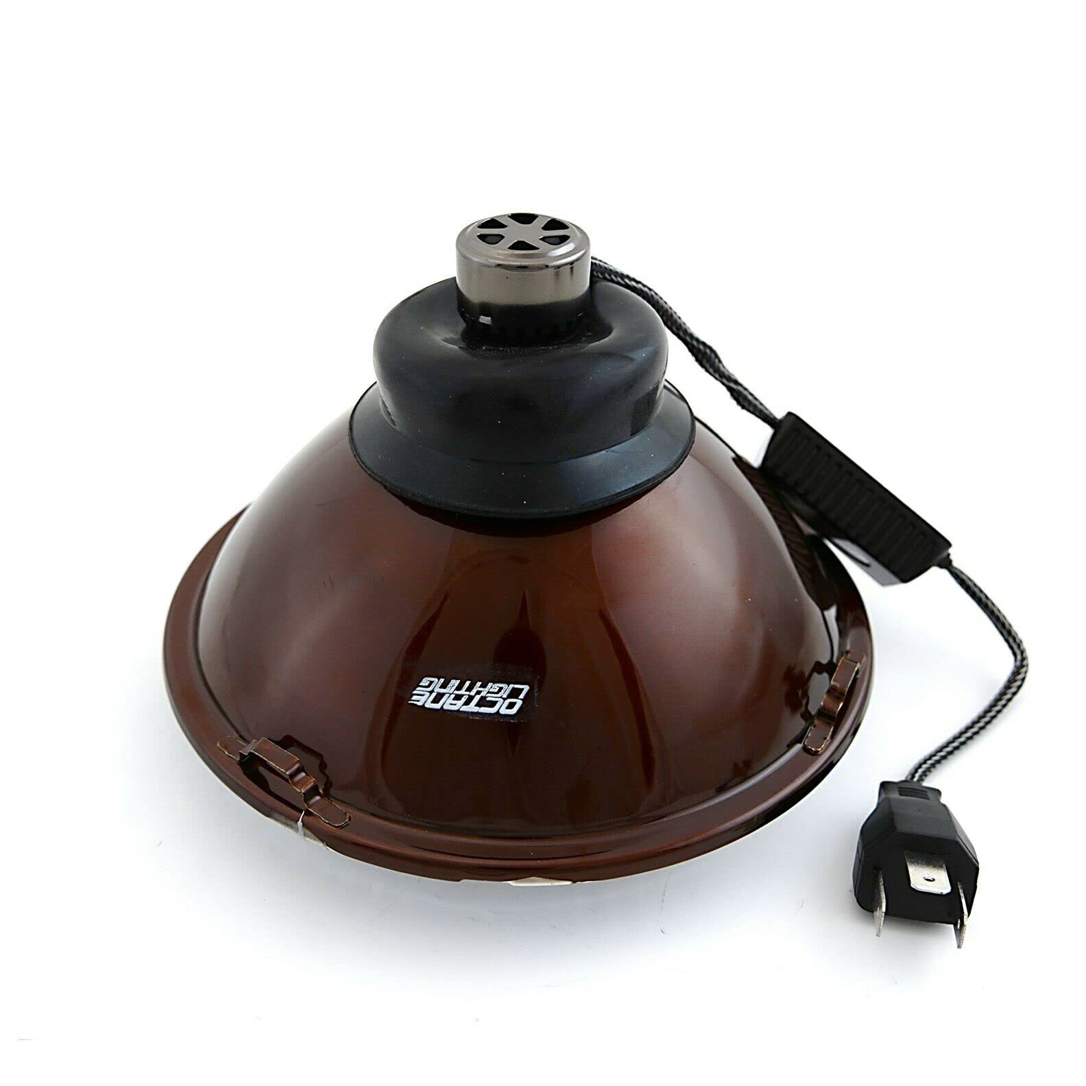 Octane Lighting 7 Inch Stock Style H4 Glass Headlight LED 4000 Lumens 20/40w Light Bulb Headlamp Pair