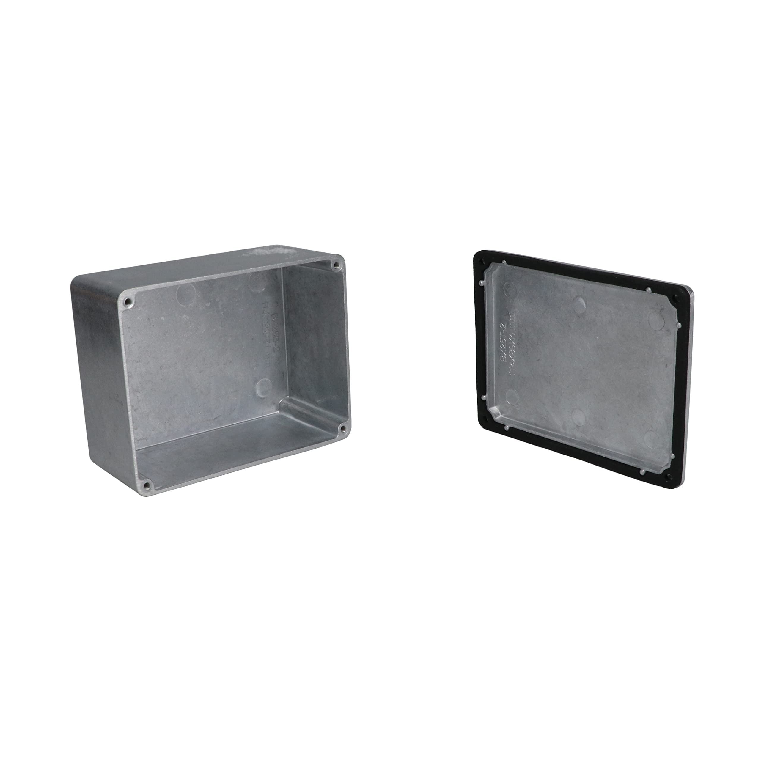 BUD Industries CN-5705 Die Cast Aluminum Enclosure 4.54" L x 3.57" W x 2.22" H, Natural