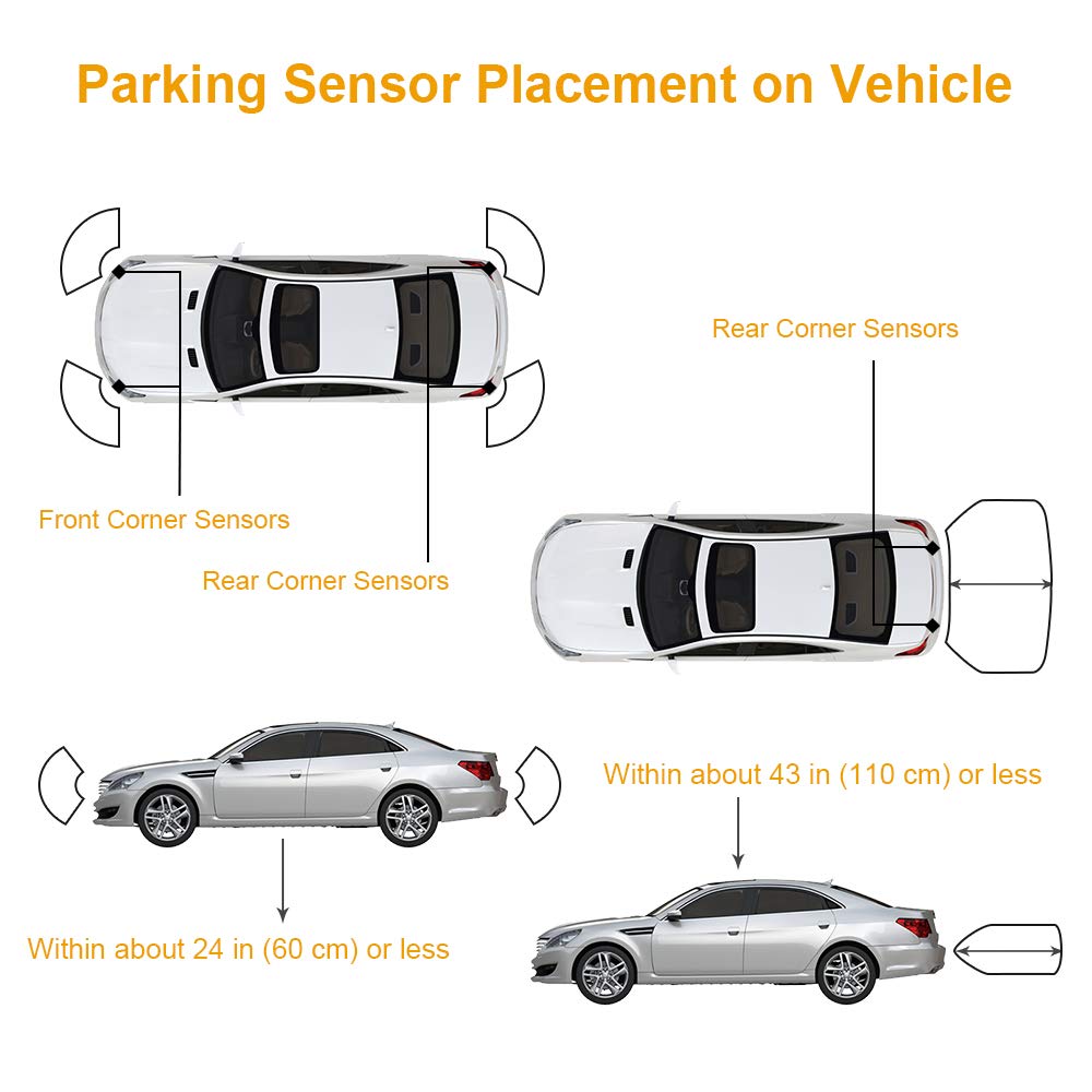 OCPTY Parking Sensor Parking Assist Sensor fit for 2006 2007 2008 Commander,2005-2008 Grand for Cherokee (1 PCS)