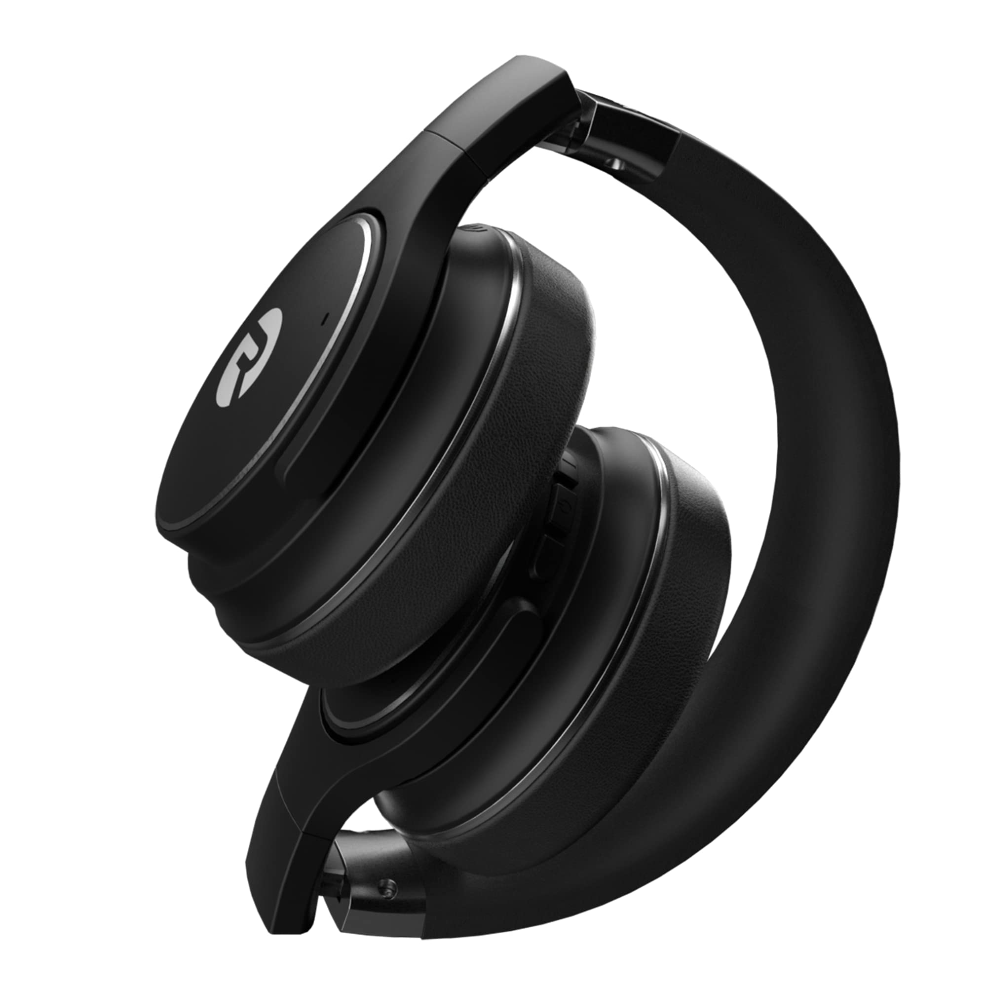 Raycon The Everyday Wireless Bluetooth Over Ear Headphones, with Active Noise Cancelling, Awareness Mode and Built in Microphone, IPX 4 Water Resistance, 40 Hours of Battery Life (Black)