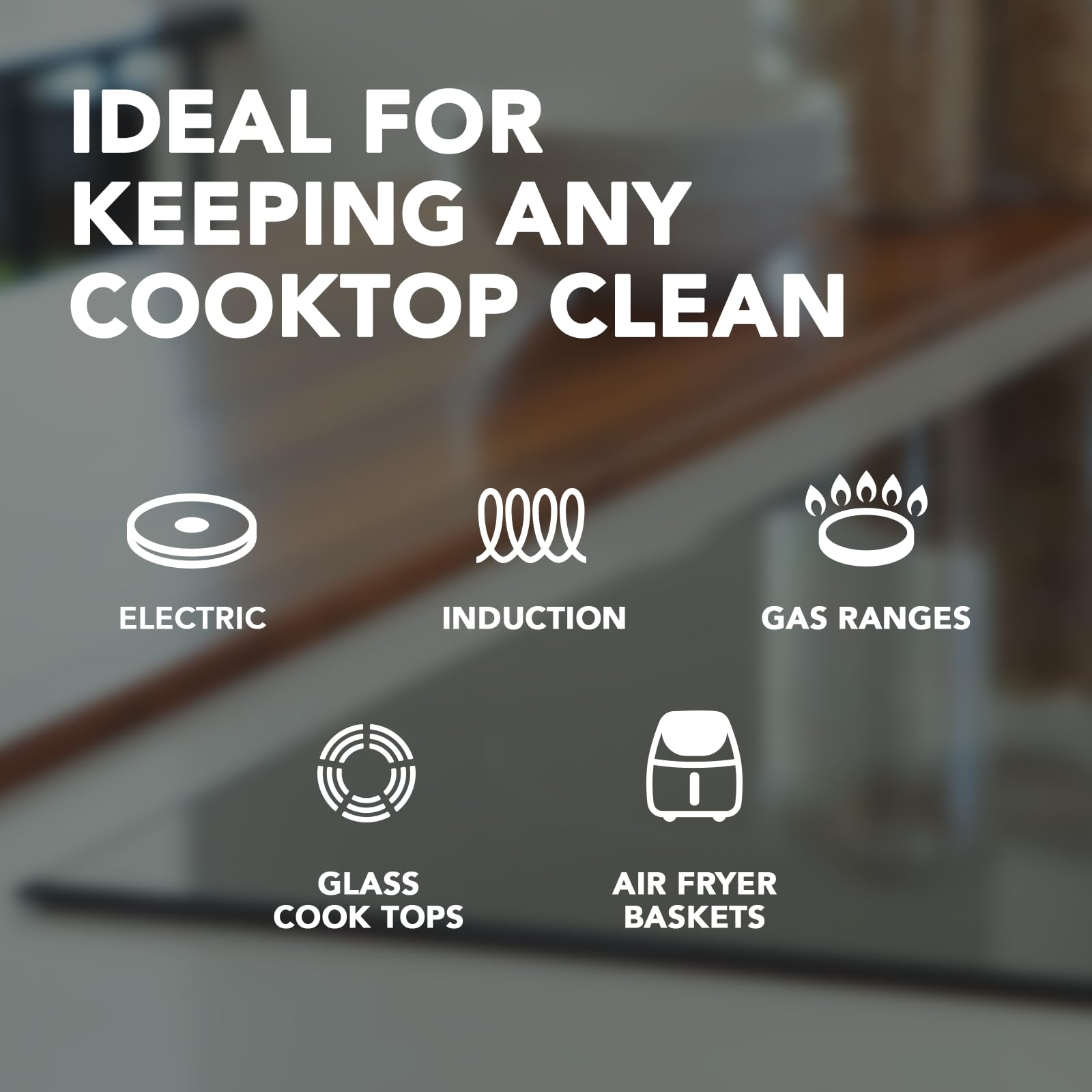 Weiman Glass & Ceramic Cooktop, Stove Top & Oven Cleaner Kit – Kitchen Cleaner Cream, 3 Scrubbing Pads & Scraper for Burnt-On Food & Grease, Clean Shine - Safe for Induction, Electric & Gas Cooktops
