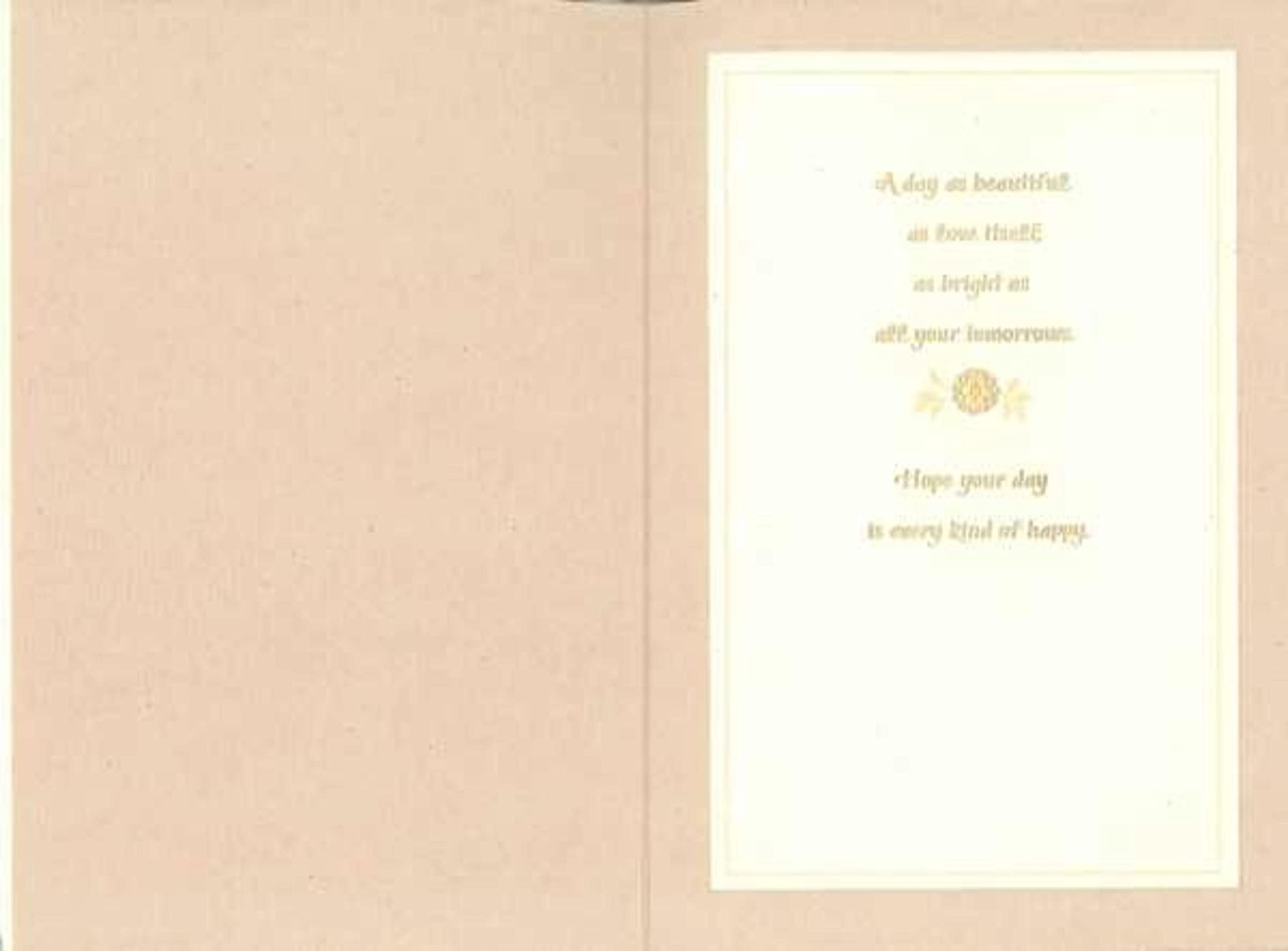 Hallmark Wedding Card (Mr. & Mrs.)