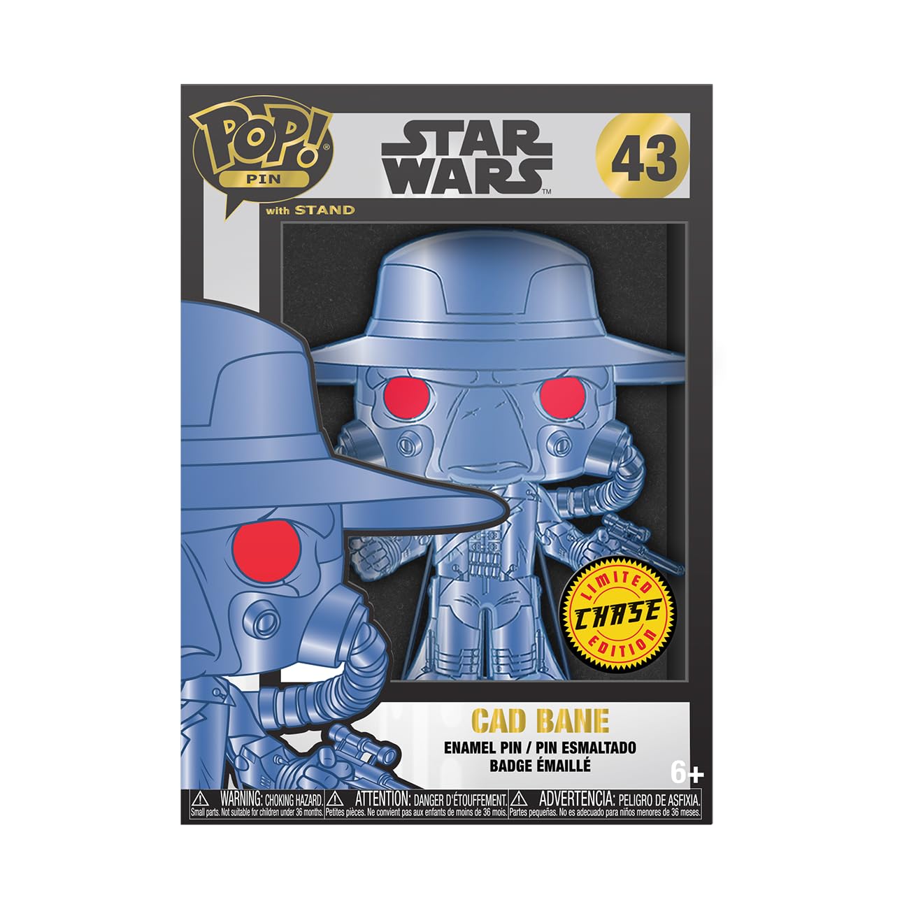 Funko Pop! Pin: Star Wars: The Clone Wars - Cad Bane with Chase (Styles May Vary)