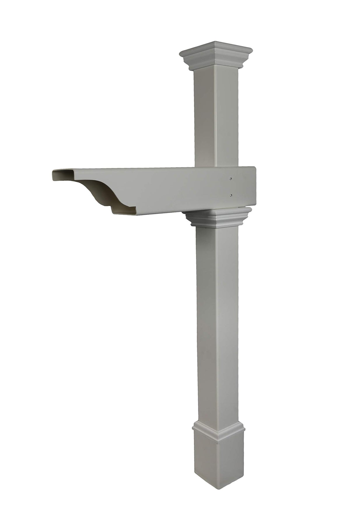 Zippity Outdoor Products ZP19013 Classica Mailbox Post, White