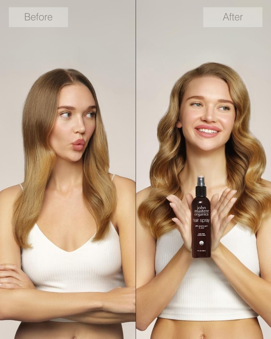 John Masters Organics Hair Spray I 95% Organic Ingredients I USDA Organic