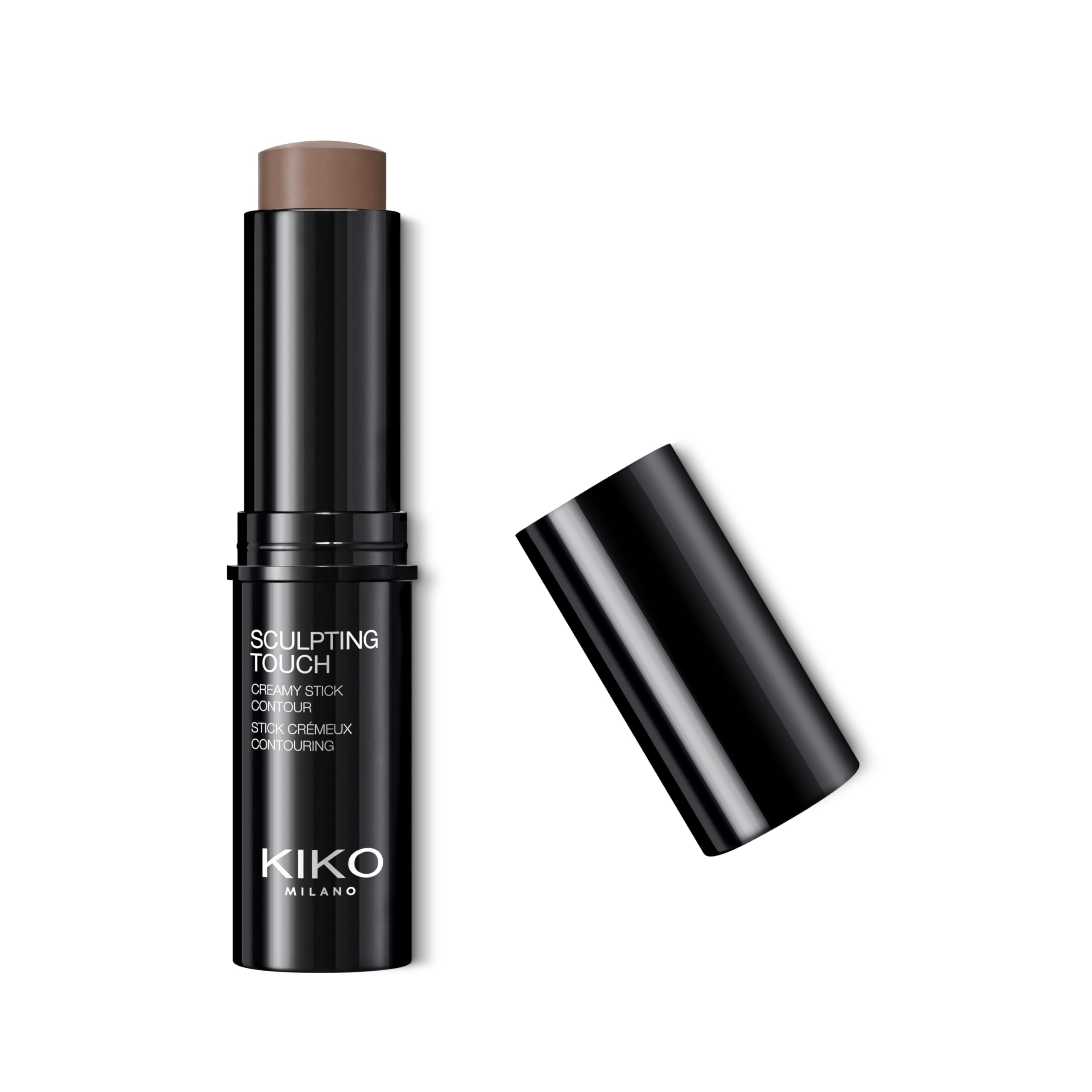 Kiko Milano Sculpting Touch Creamy Stick Contour – Blendable, Long-Lasting Cream Contour Stick for Face, Buildable Coverage, Easy Application – 201 Chocolate – 10g