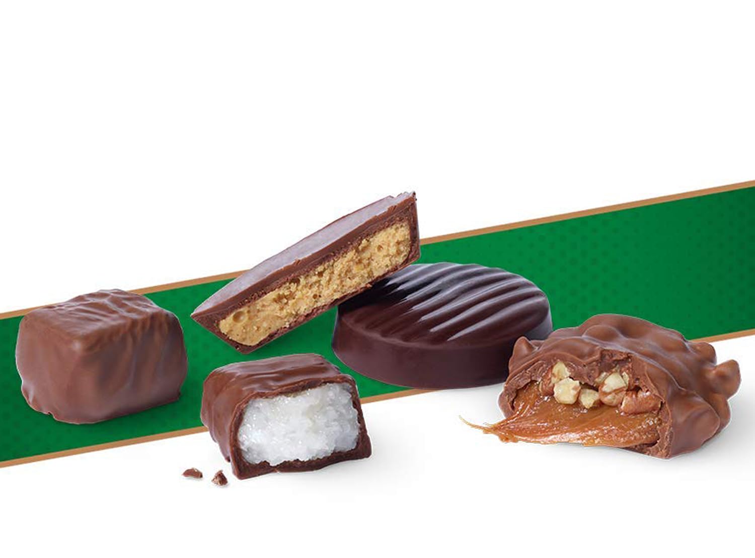 Zero Sugar Chocolate Candy Mix (Approx. 34 Pieces) - Russell Stover Assorted & Hershy Zero Sugar Bar Mix