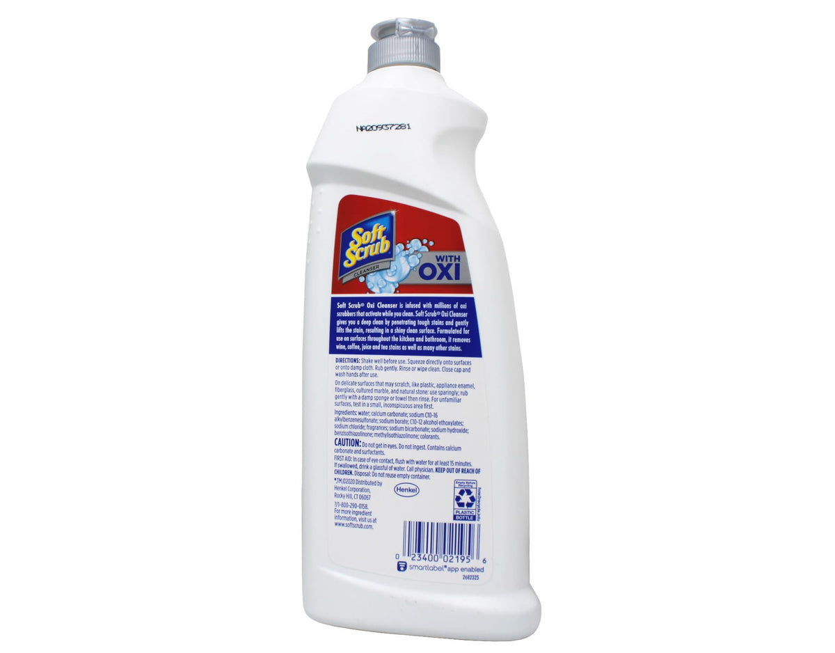 Soft Scrub Oxi Cleanser, 24 Ounce (4 Pack)