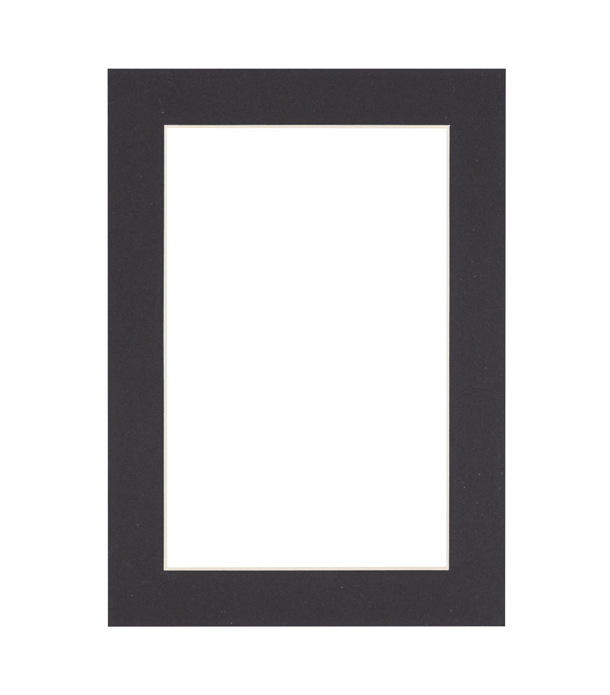 Crescent Colored Mat Board, 20 x 32 Inches, Smooth Black 921A, Pack of 10 - 405225