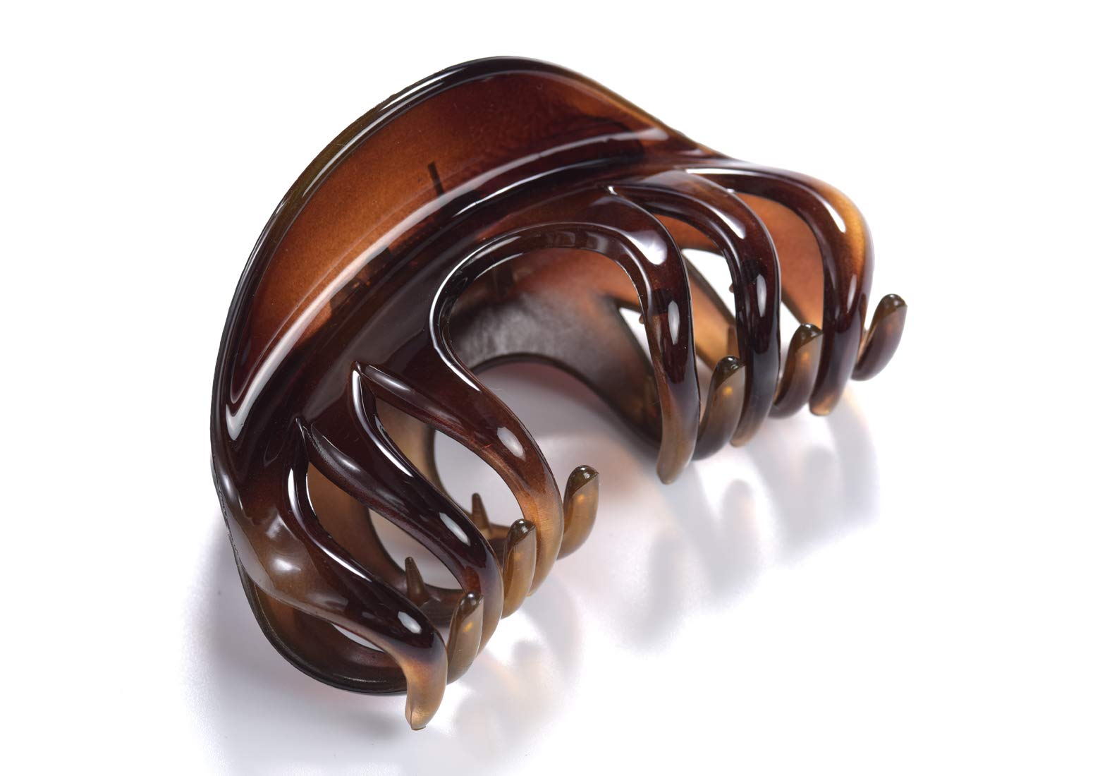 Youxuan Hair Claw for Women, 4 Inch Pretty Hair Clip, Hair Grip for Thick Hair, Coffee