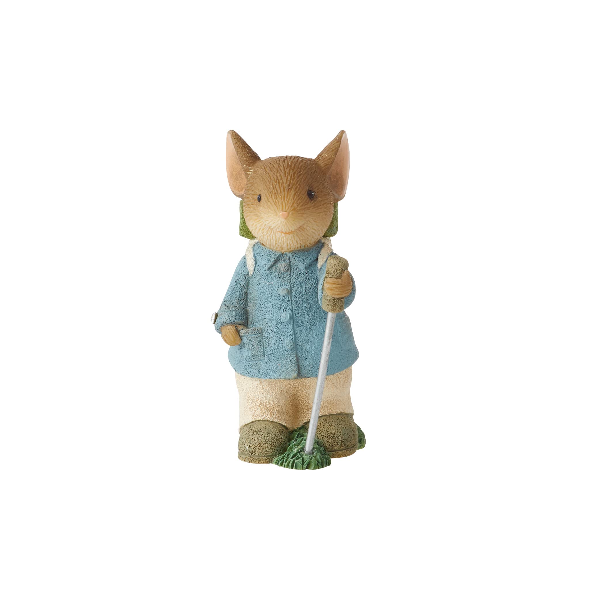 Enesco Tails with Heart Happy Camper Backpacker Mouse Miniature Figurine, 2.09 Inch, Multicolor