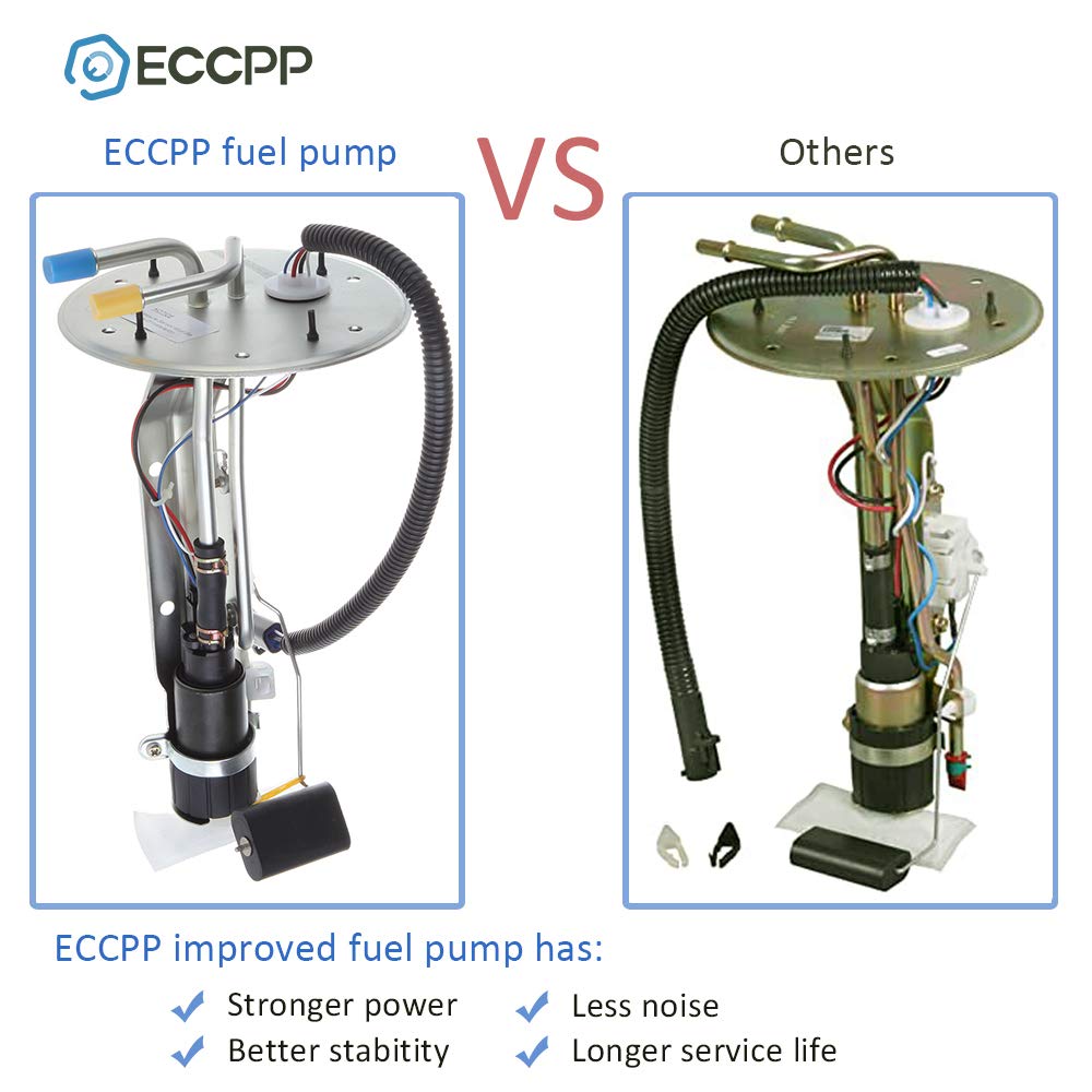 ECCPP Fuel Pump Replacement E2237S Compatible with Ford Vehicles - 4.2L 4.6L 5.4L, F-150 F150 1999-2003, F-250 F250 1999, F-150 Heritage 2004, Naturally Aspirated