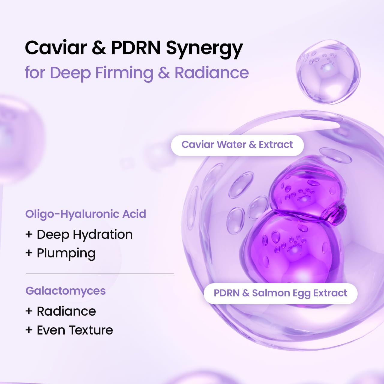BIODANCE Rejuvenating Caviar PDRN Real Deep Mask, Overnight Hydrogel Face Mask, Skin Firming, Radiance, Enhancing Skin Recovery, Korean Skin Care | 1.19oz(34g) x 4ea