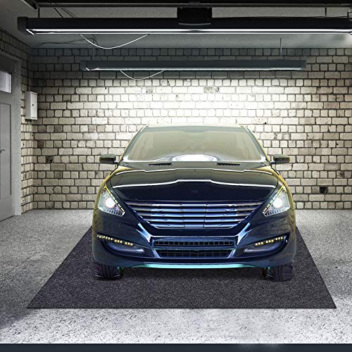 Sszhen Garage Floor Protection Mat，Reusable, Washable, Indoor Parking Mat-Premium Absorbent Oil Pad Contains Liquid (14'7" x 5'9")