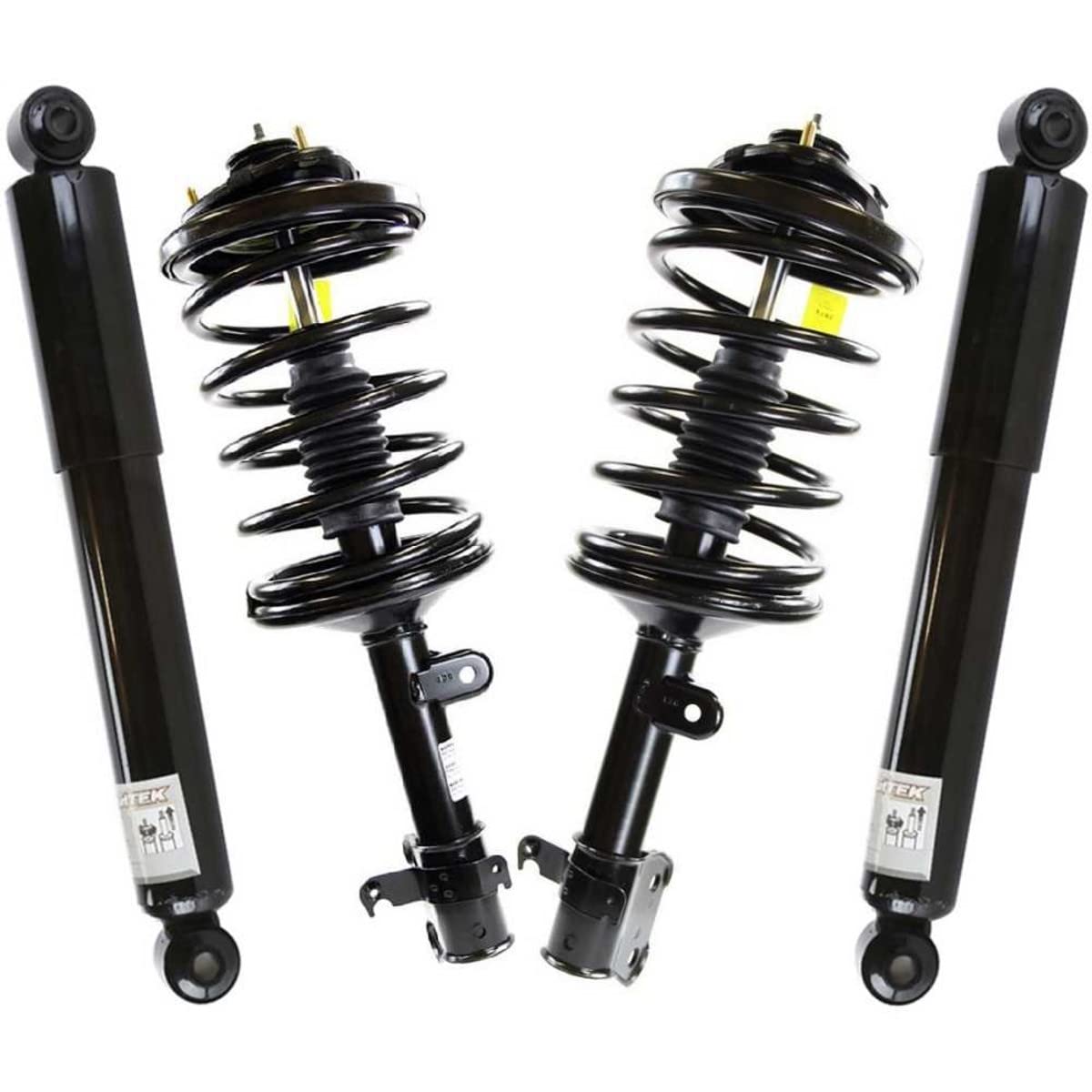 AutoShack Front & Rear Complete Struts Coil Springs and Shock Absorbers Set 4 Replacement for 2003 2004 2005 2006 2007 2008 Honda Pilot 2001-2002 Acura MDX 3.5L V6 AWD FWD CST454-KS248