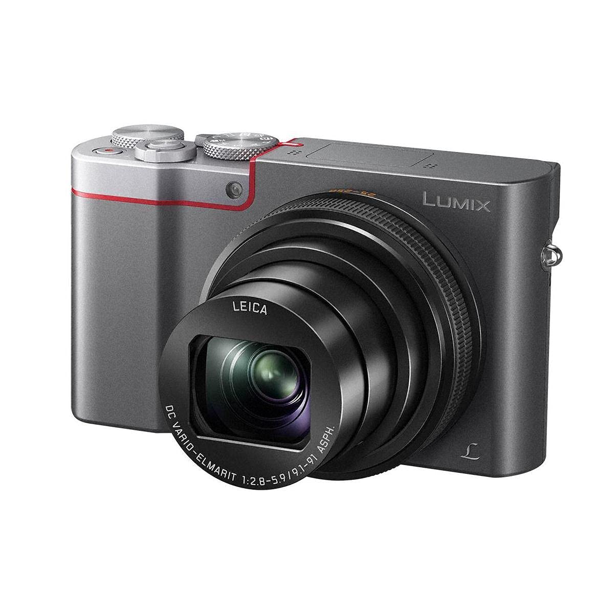 Panasonic LUMIX ZS100 4K Point and Shoot Camera, 10X LEICA DC VARIO-ELMARIT F2.8-5.9 Lens with Hybrid O.I.S., 20.1 Megapixels, 1 Inch High Sensitivity Sensor, 3 Inch LCD, DMC-ZS100S (USA SILVER)