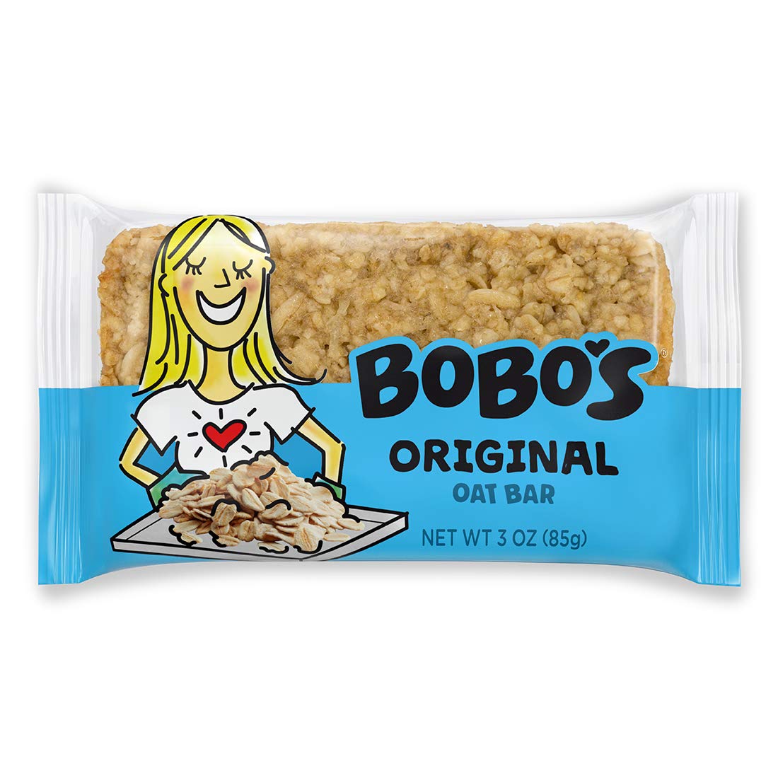 Bobo's Oat Bars, Original, 3 oz Bar (12 Pack), Gluten Free Whole Grain Snack and Breakfast Bar