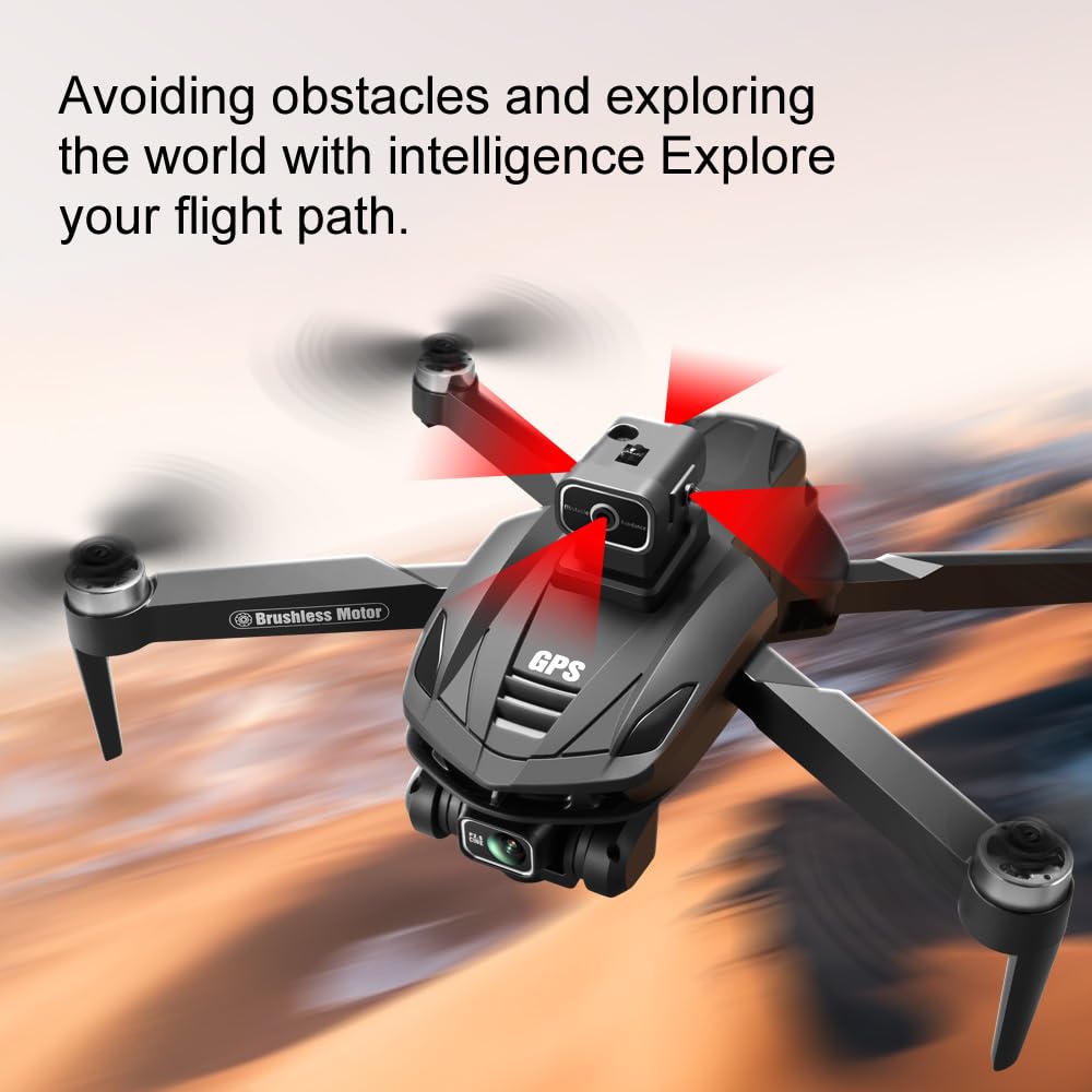 AOTULIGHT V168 Pro GPS Drones with Camera 4K HDR Videos,90 Mins Flight Time with 3 Batteries,230g Palm-Sized Mini Drone for Beginner &Adults, Smart Return, Follow Me, Circle Fly, Tap Fly, 5GHz WiFi Transmission