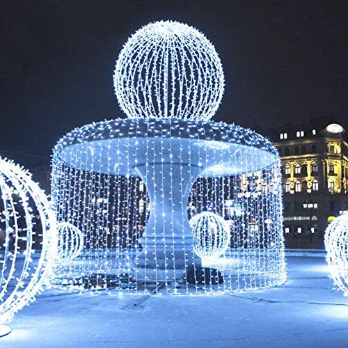 Geanmoki 306 LED Window Curtain String Light Wedding Party Home Garden Bedroom Outdoor Indoor Wall Decorations