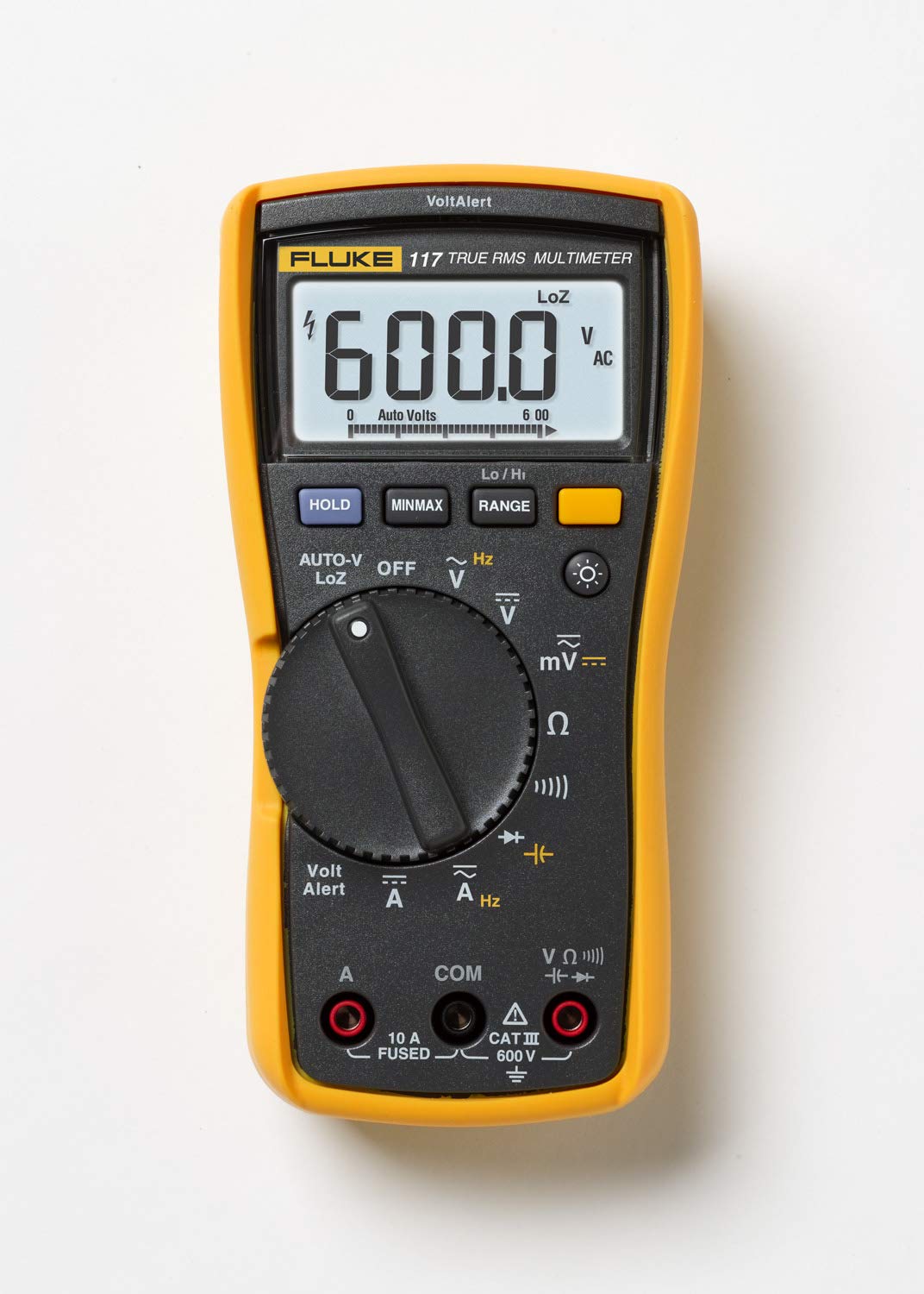 Fluke 117/323 Kit Multimeter and Clamp Meter Combo Kit For Residential And Commercial Electricians, AC/DC Voltage, AC Current 400 A, Includes Test Leads, TPAK And Carrying Case