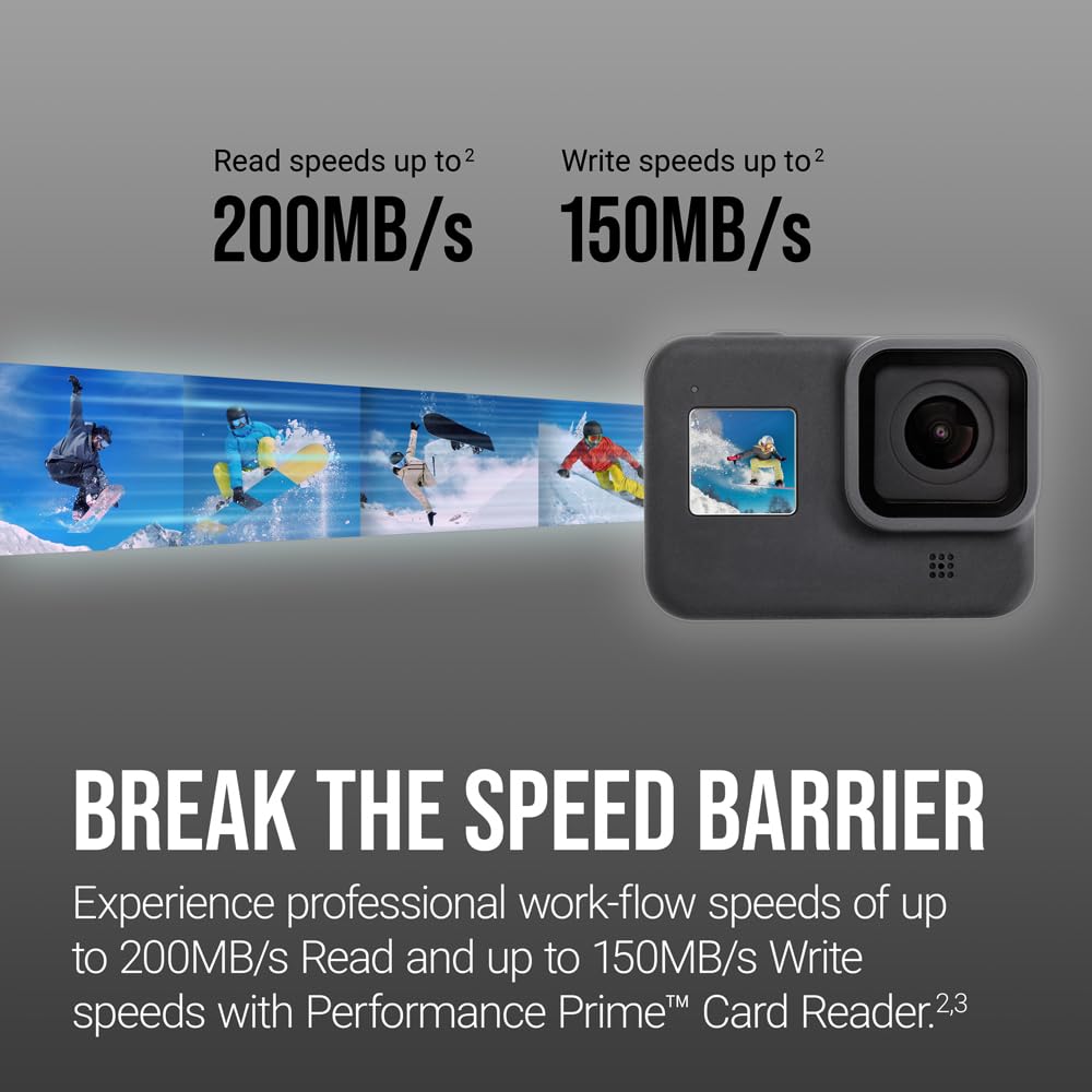 PNY 256GB PRO Elite Prime™ C10 U3 V30 A2 microSDXC Flash Memory Card – Ultra-Fast Speeds, Read 200MB/s, Write 150MB/s, 4K UHD, Full HD, UHS-I, for Smartphones, Drones, Action Cameras
