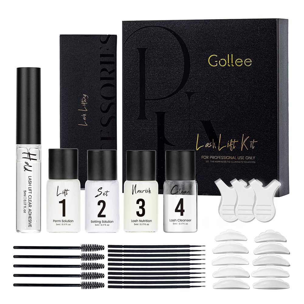 Lash Lift Kit Lash Lifting Kit, Perming Curling Eyelash Lift Kit Semi-Permanent Eyebrow Lamination Kit for Beginner and Professional Eyelash Perm Kit