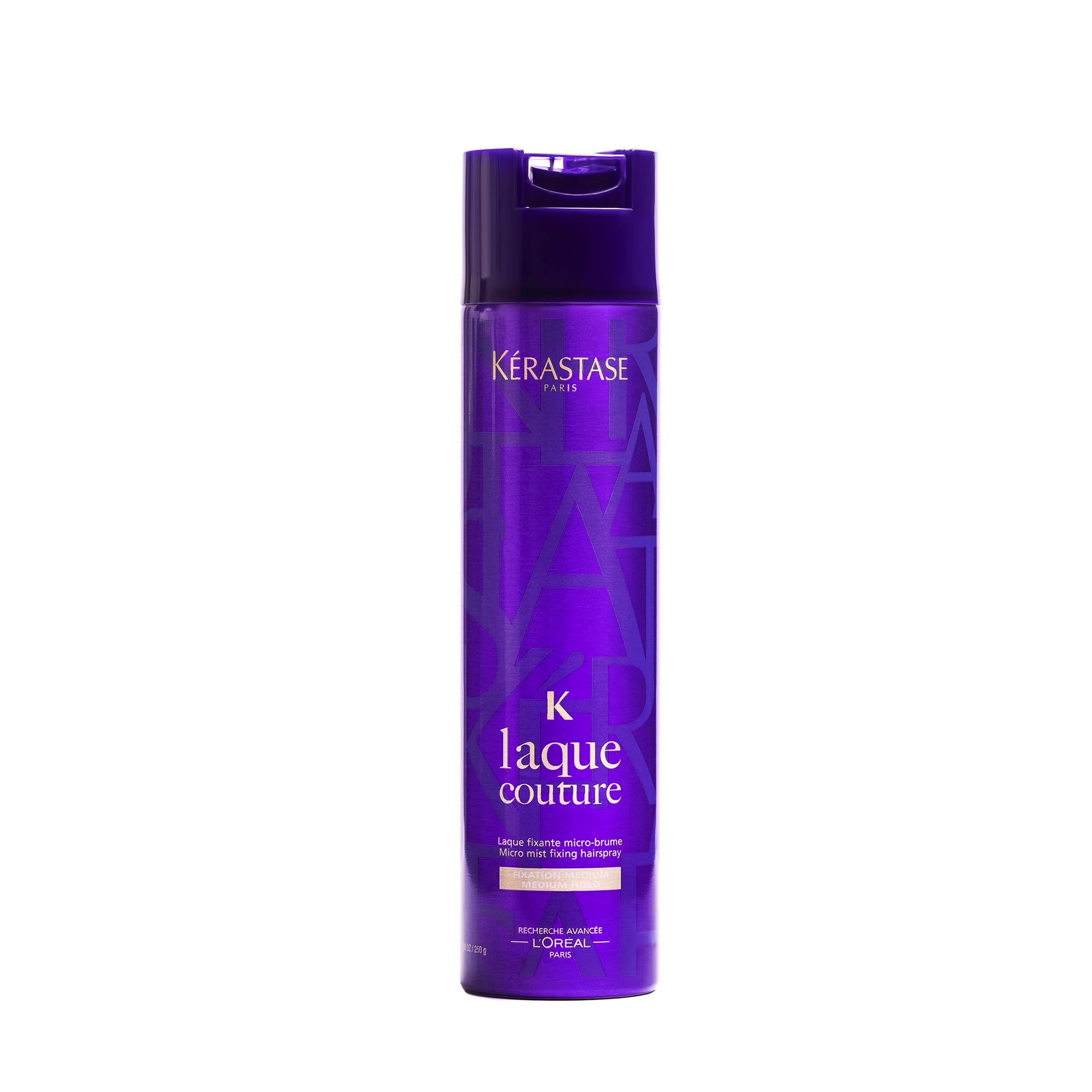 KÉRASTASE Laque Couture Hair Spray, Medium Hold Styling Spray, Long Lasting, Flexible Hold, Anti-Humidity and Flyaway Control with Heat Protectant for All Hair Types, 8.8 Oz