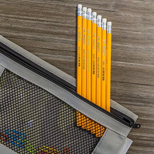 BAZIC Pencil #2 HB Pencils, Latex Free Eraser, Premium Wood Yellow Unsharpened Pencils (12/Pack), 1-Pack