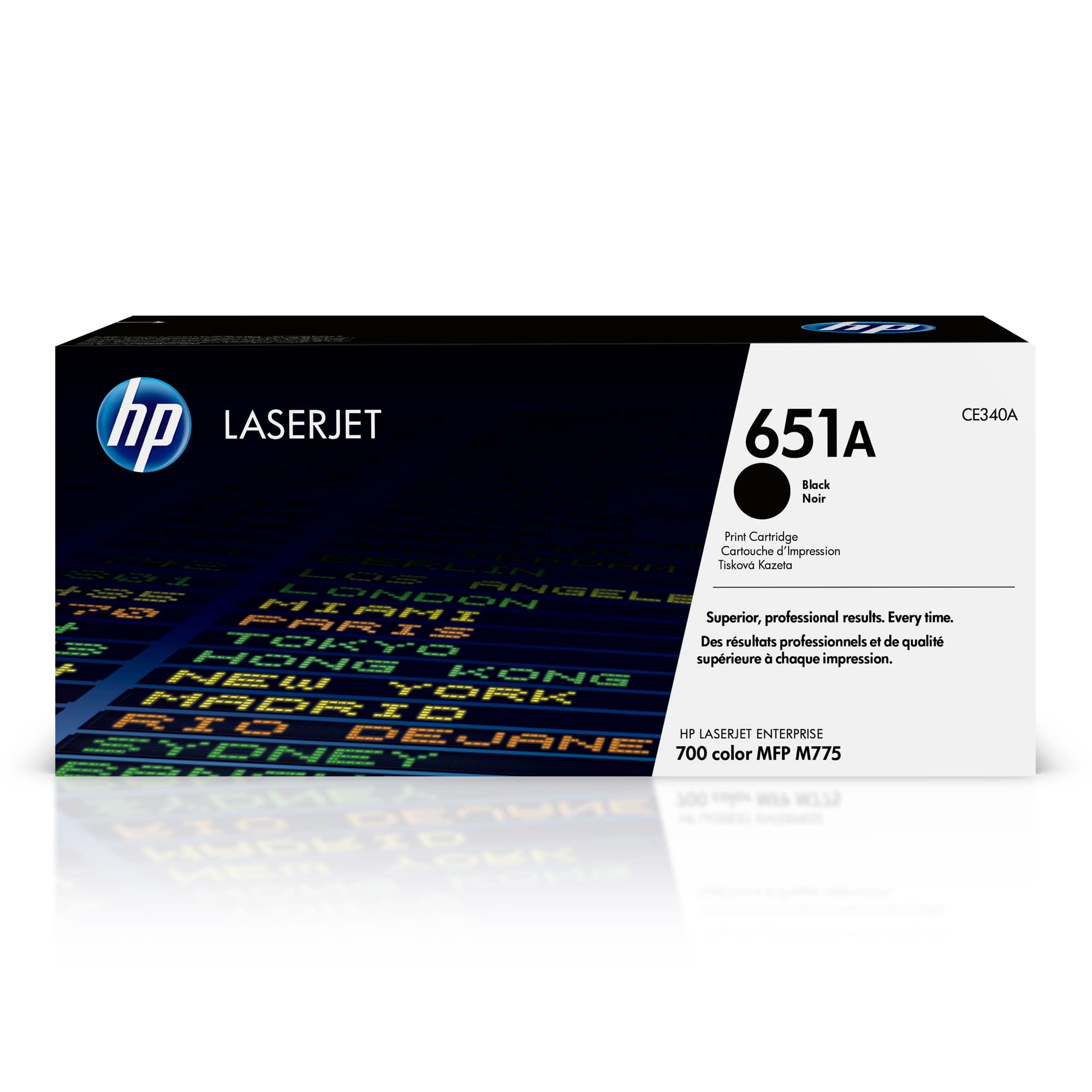HP 651A Black Toner Cartridge | Works with HP LaserJet Enterprise 700 color MFP M775 Series | CE340A