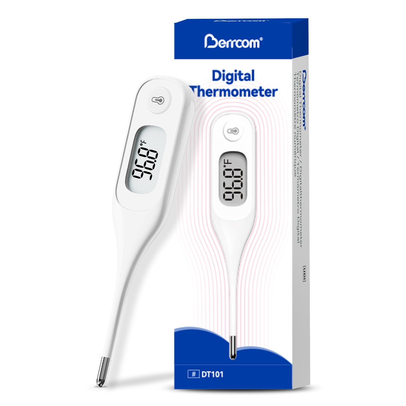 Berrcom Digital Oral Thermometer for Adults and Kids, Medical Thermome