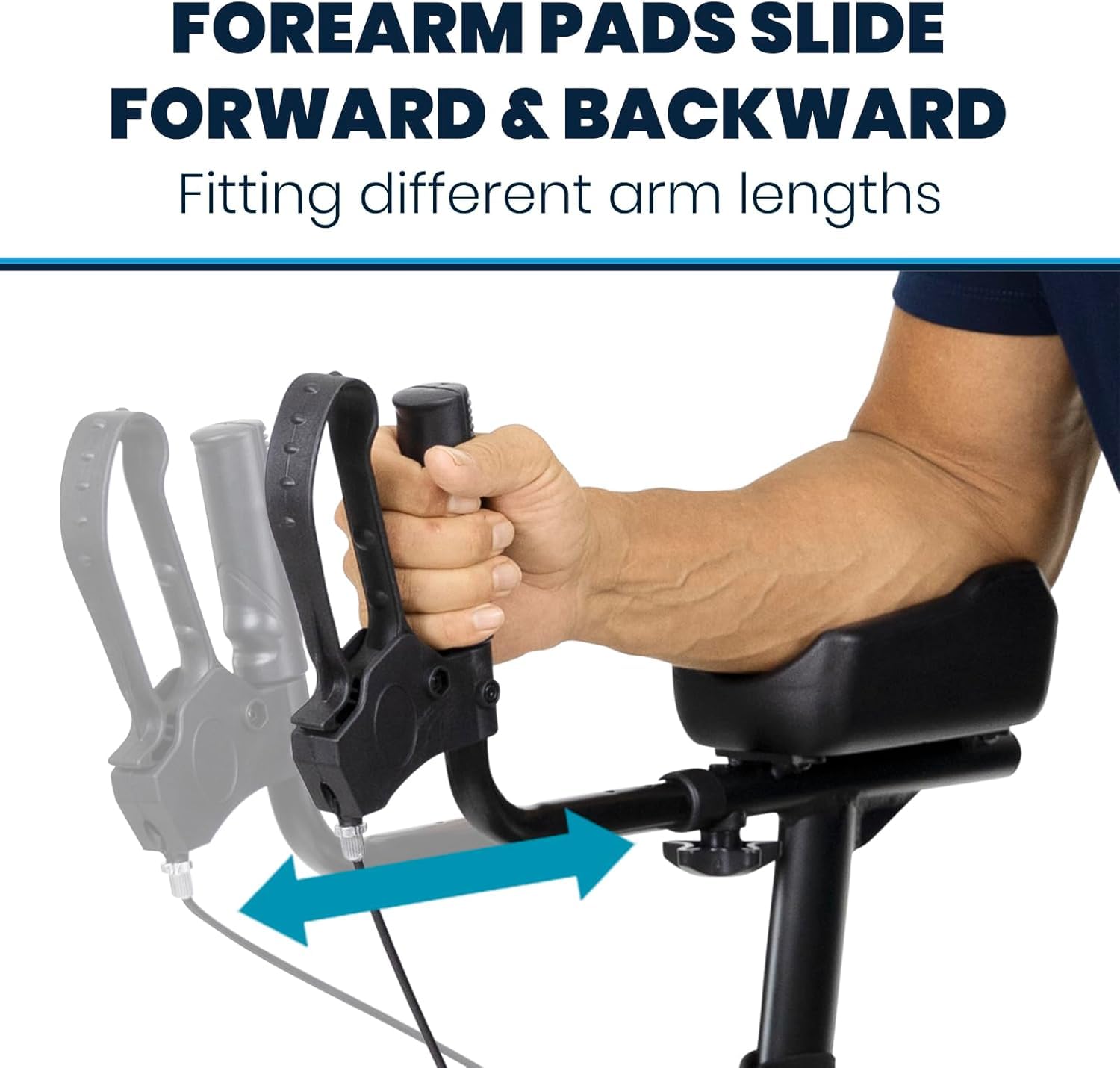 Vive Mobility Upright Walker with Seat, for Seniors, Women - Stand Up Rollator, Arm Rests, Heavy Duty, Folding Medical Aid Scooter for Elderly, Seniors - Walking Foldable Assist (Blue, Black Bag)