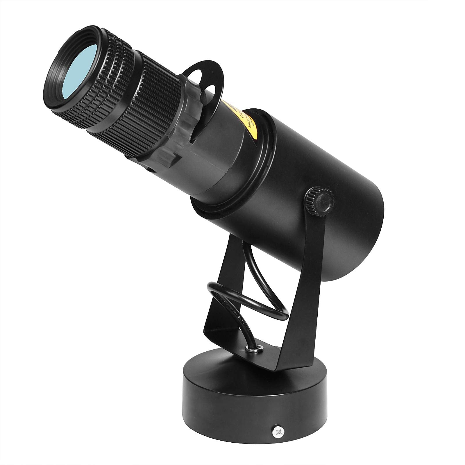 MOUNTAIN_ARK 15W White LED Pin Spot Light, Manual Focus, Adjustable 4 Apertures, for DJ Disco Party Wedding Stage Effect Lighting