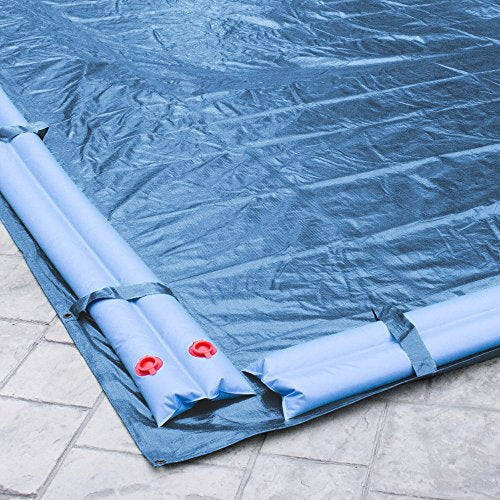 Robelle 372545R Winter Pool Cover with Tubes, Supreme, 25 x 45 ft Inground Pools