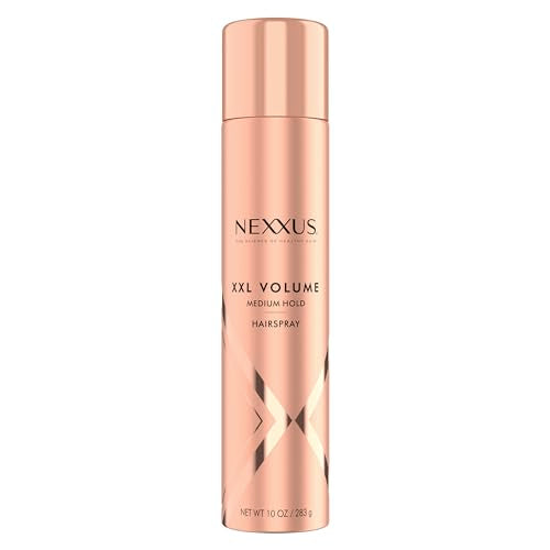 Nexxus Medium-Hold Hairspray XXL Volume for Sky-High Volume & 48H Frizz Control, with StyleProtect Technology 10 oz