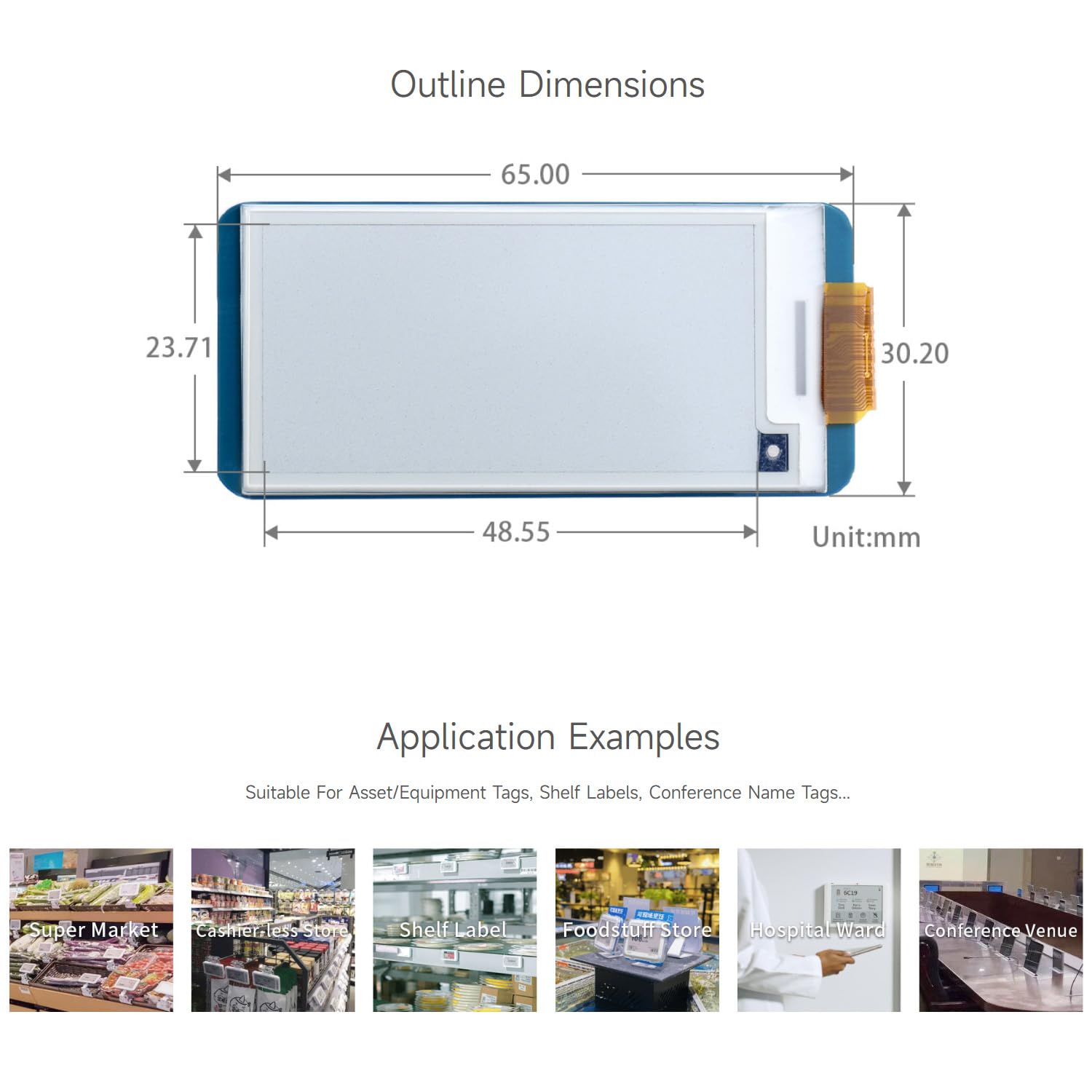 waveshare 2.13inch E-Ink Display HAT V4 Version Compatible with Raspberry Pi Raspberry Pi 5/4B/3B/Zero/Zero W/Zero 2W/Pico/Pico W/Pico WH, 250x122 Resolution SPI Interface Supports Partial Refresh